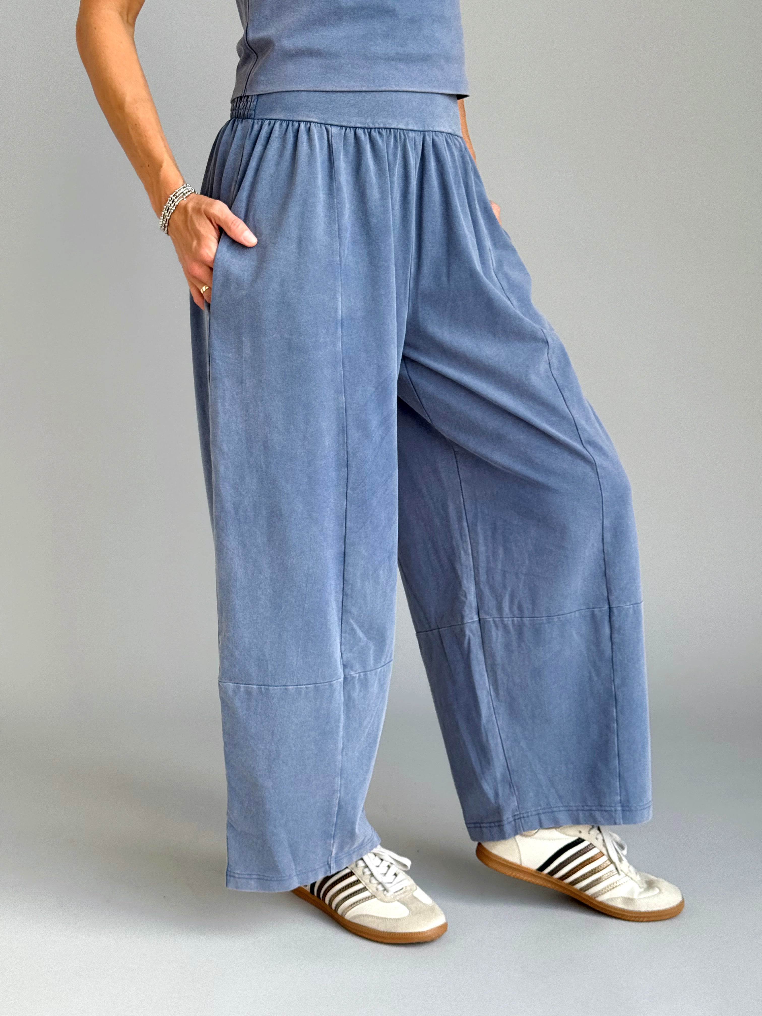 Eleni Sweatpants - DENIM - willows clothing Sweatpants