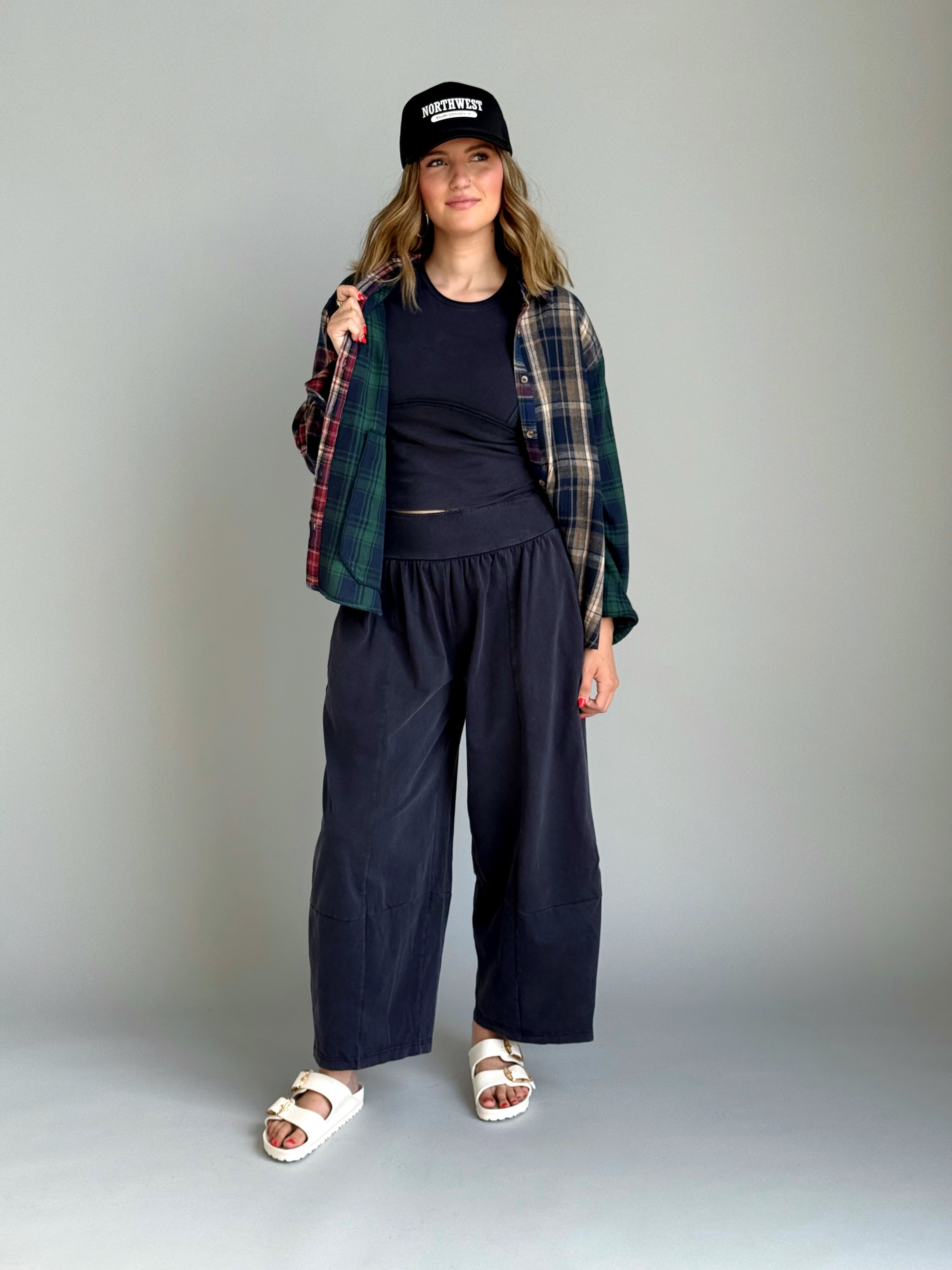 Eleni Tee - ASH BLACK - willows clothing S/S SHIRT