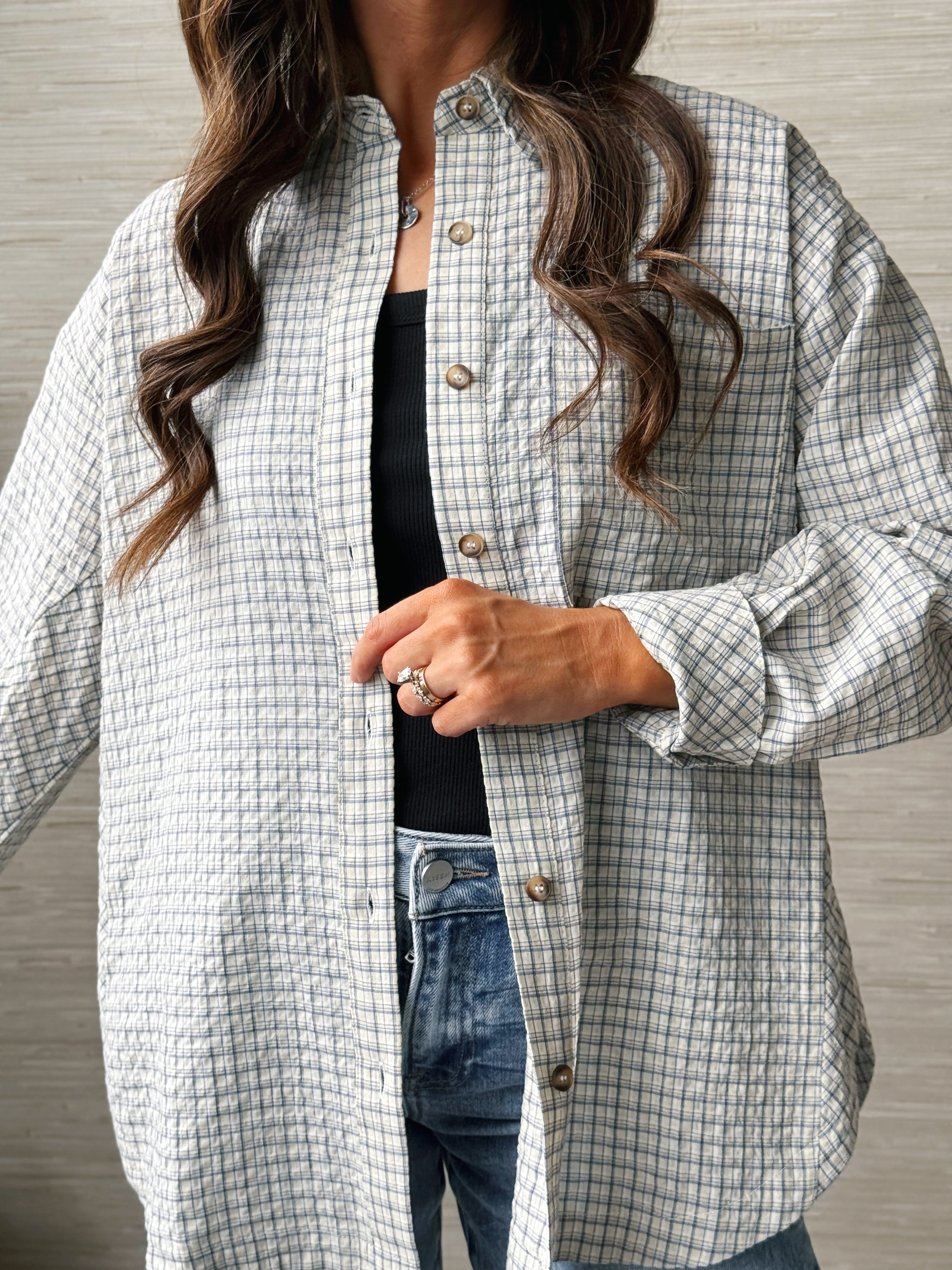 Elias Shirt - YELLOW/BLUE - willows clothing L/S SHIRT