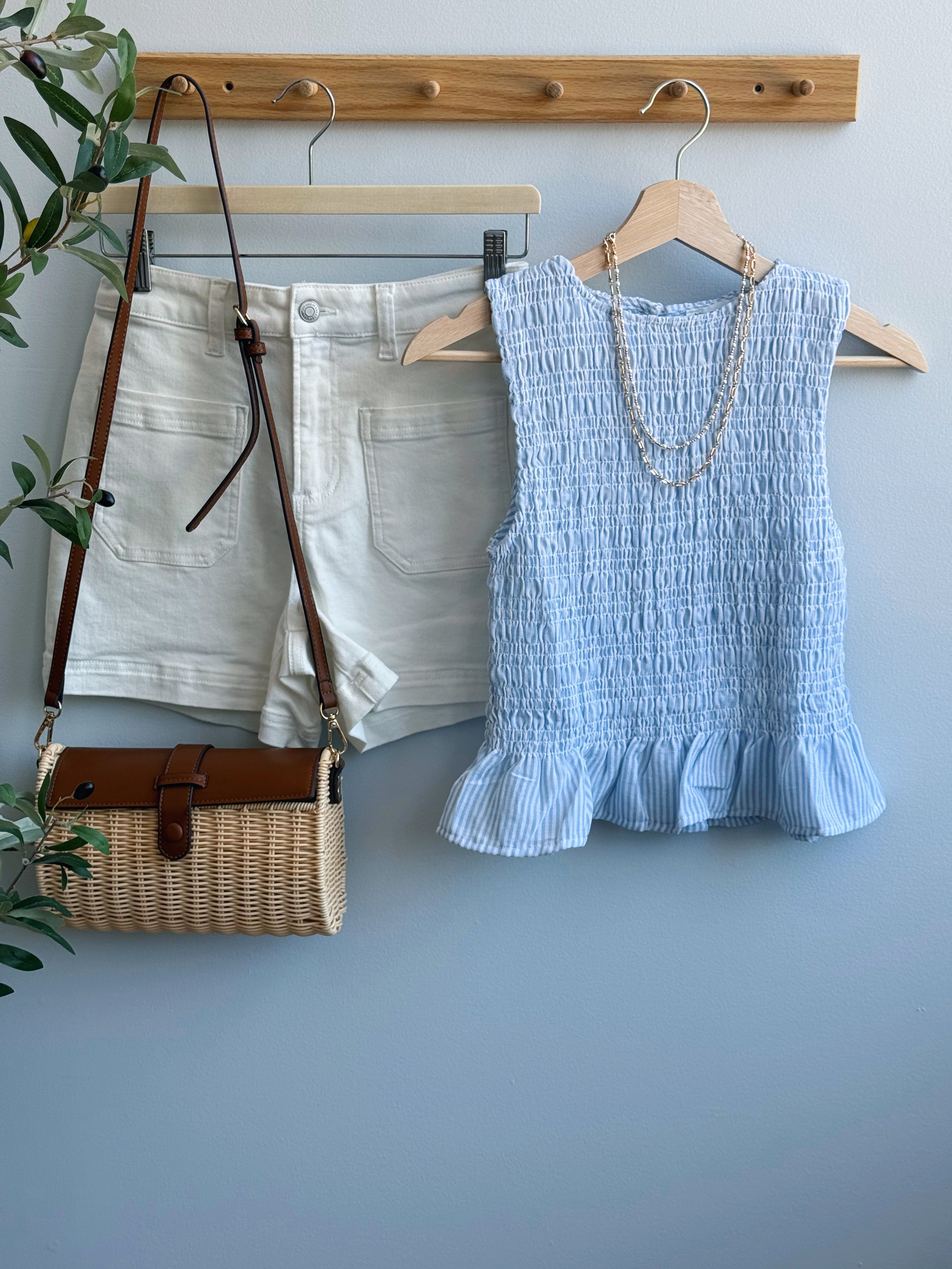 Emery Tank - LIGHT BLUE - willows clothing TANK