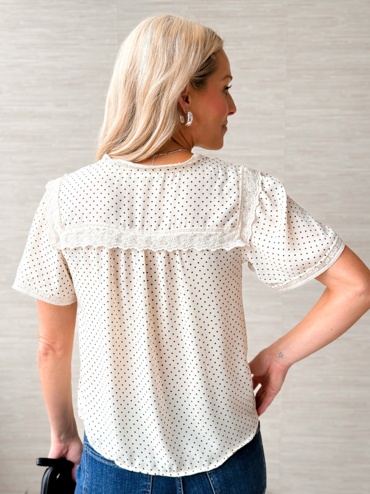 Emily in Paris Top - CREAM - willows clothing S/S SHIRT