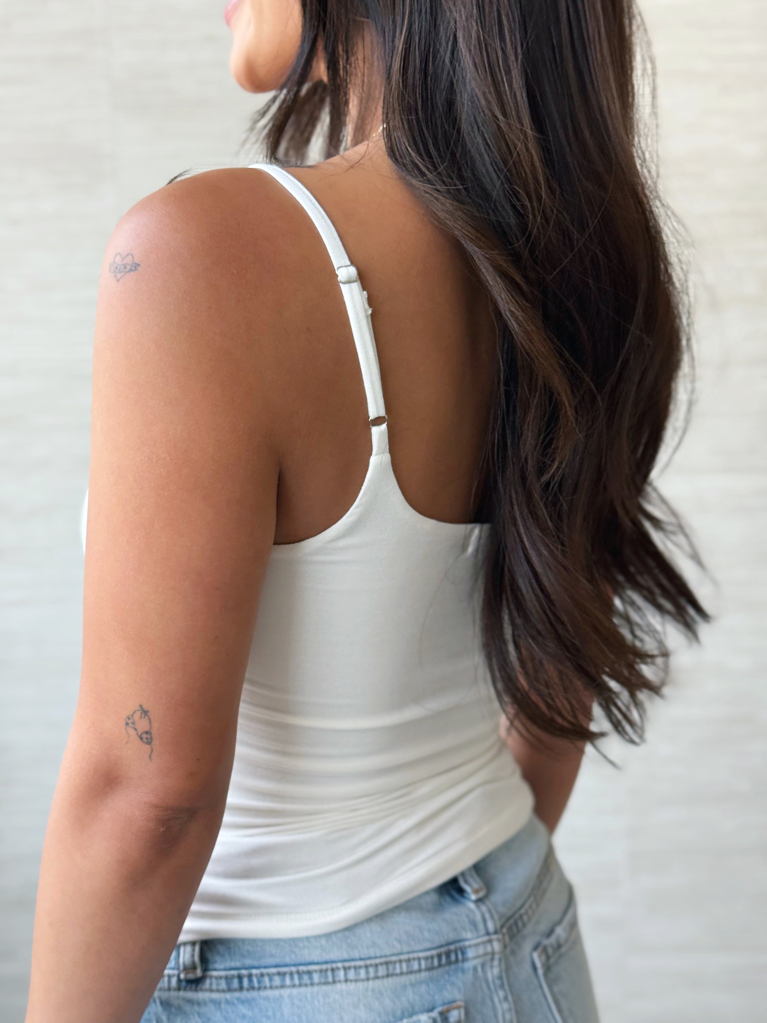 Essential Tank Top - IVORY - willows clothing TANK