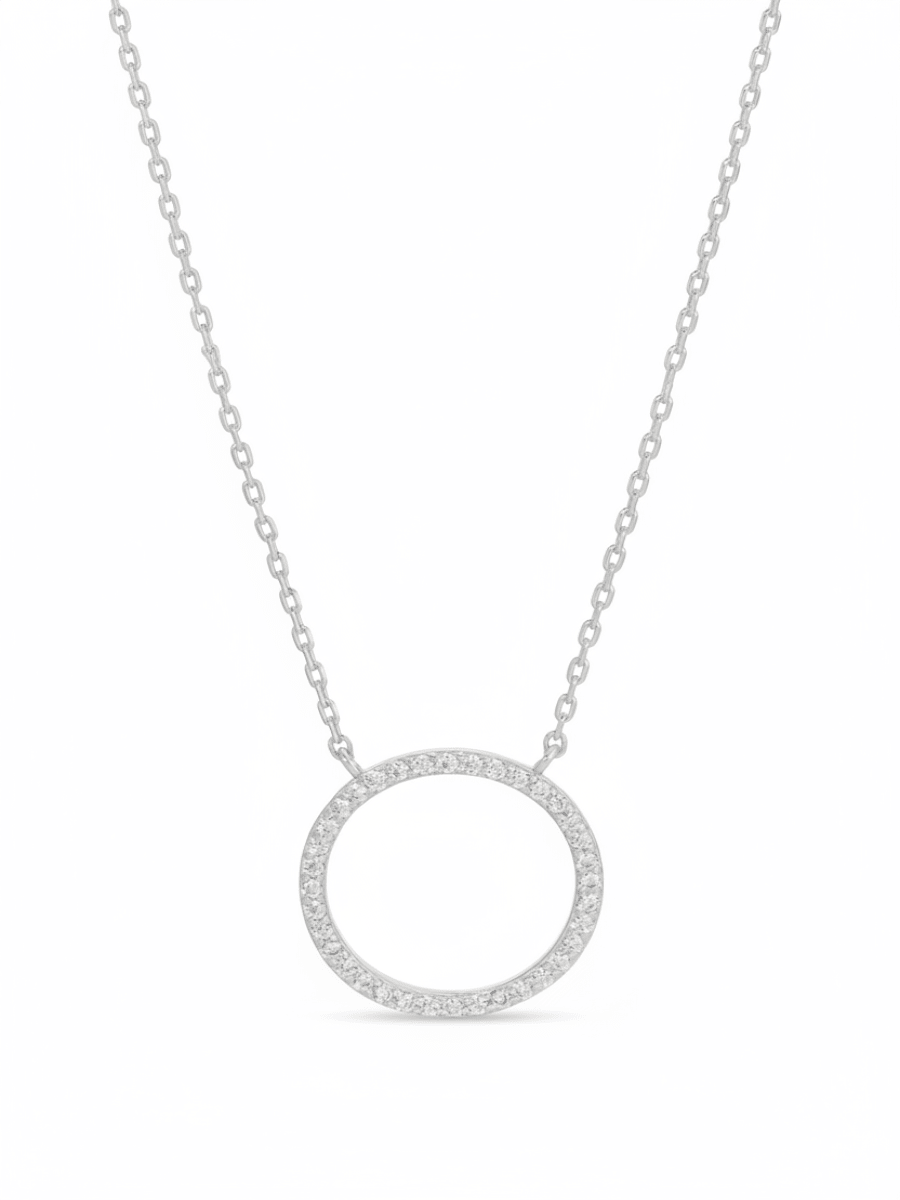 Everlasting Pendant- SILVER - willows clothing NECKLACE