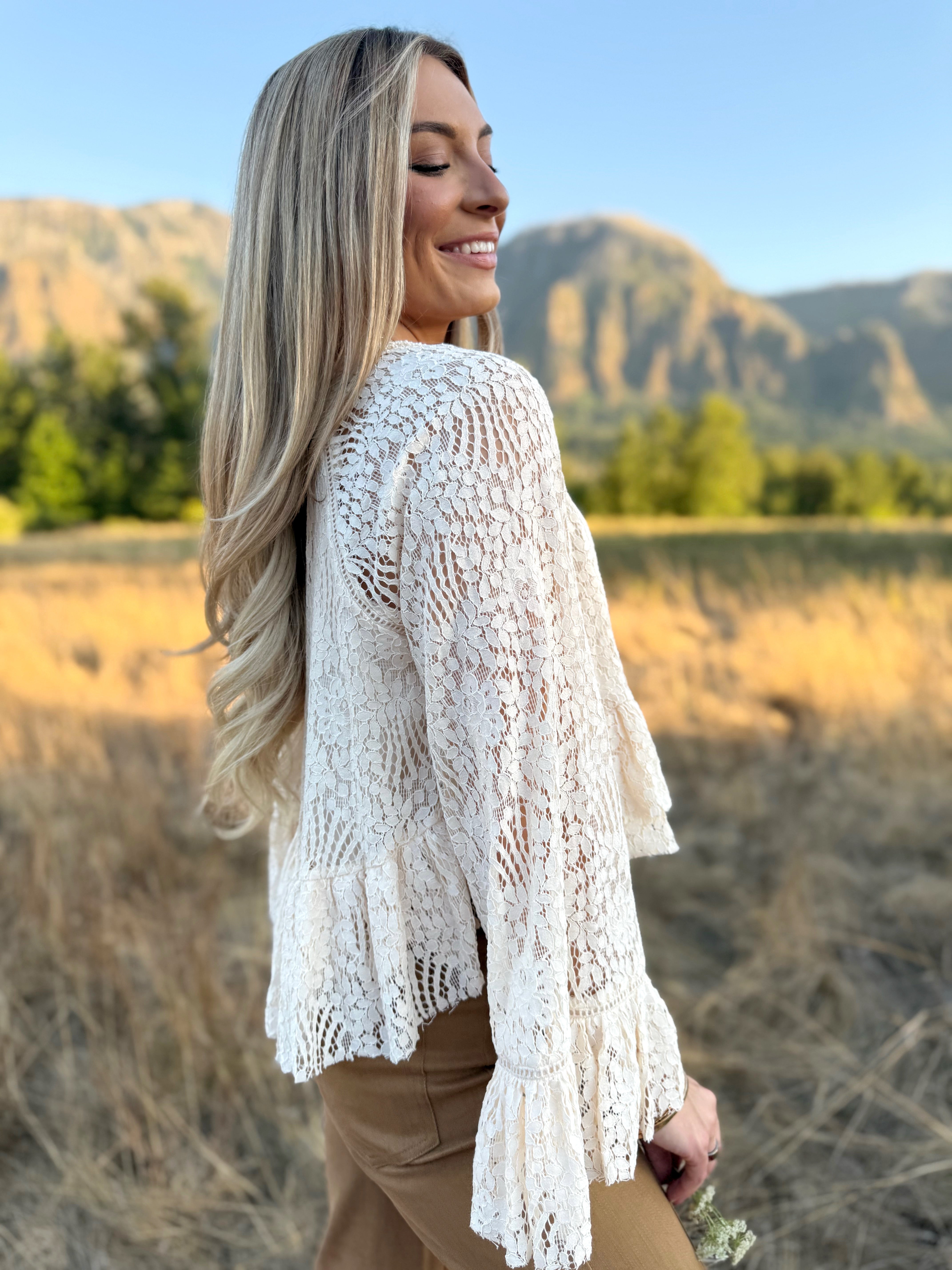 Fair Maiden, Beloved To Thee Blouse - CREAM - willows clothing BLOUSE