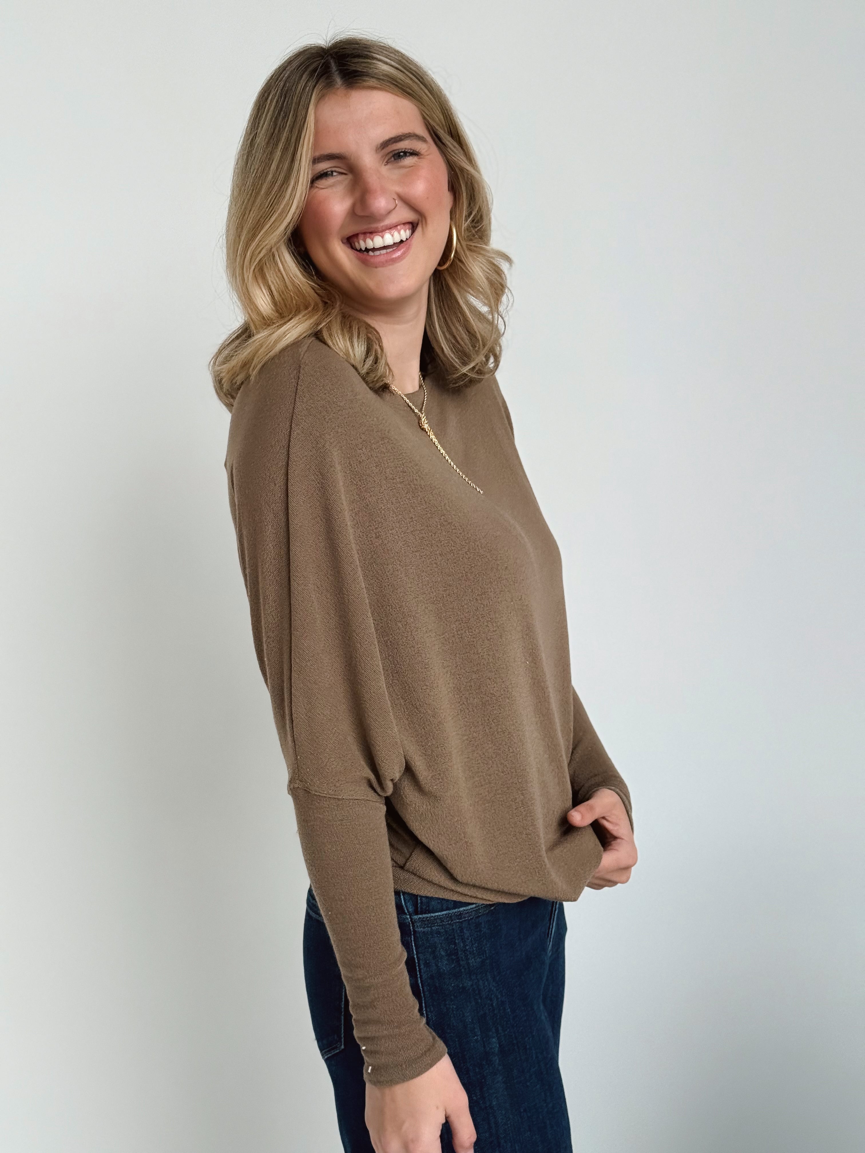 Favorite Comfy Tunic - CANTEEN - willows clothing L/S Shirt