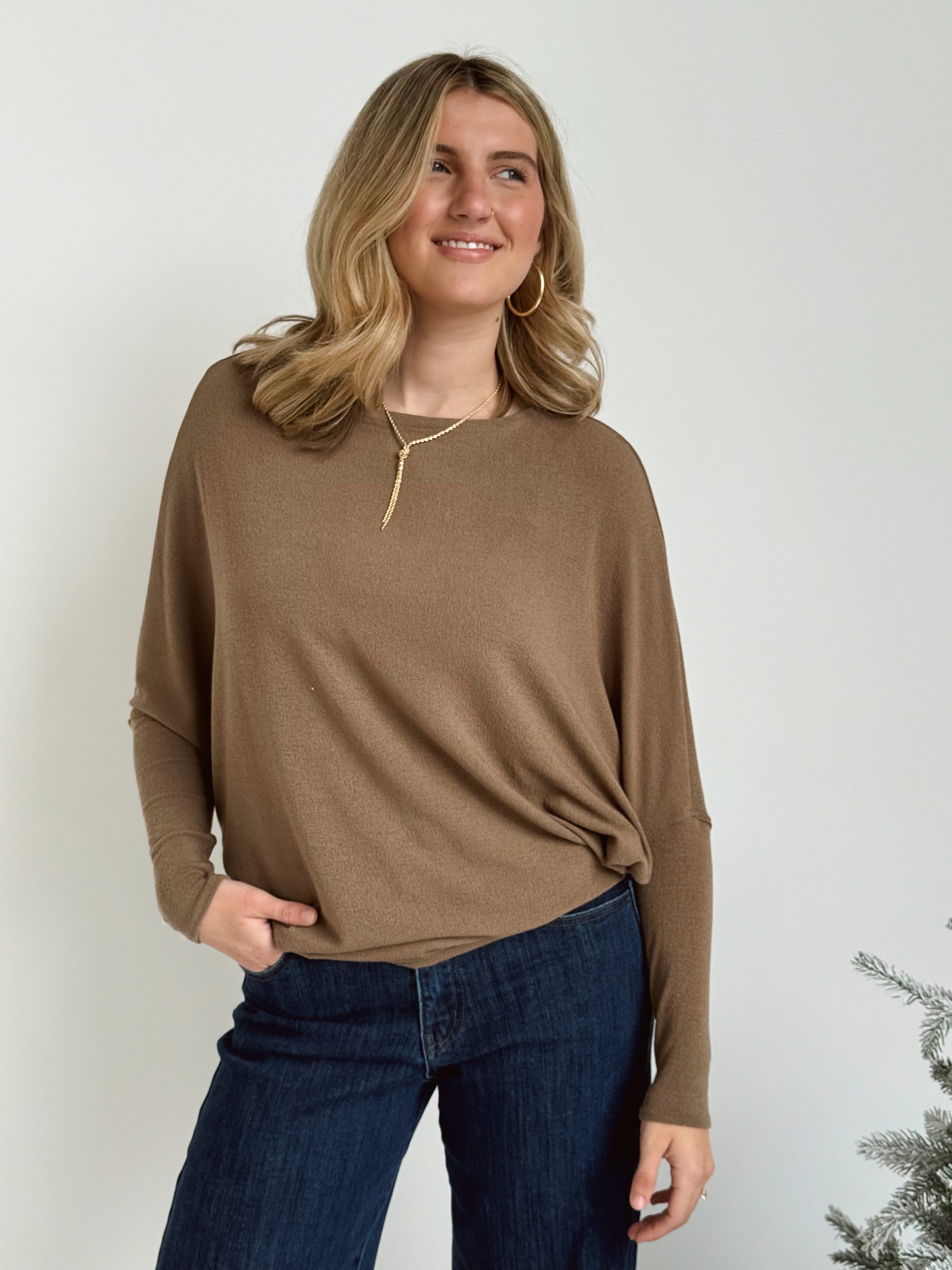 Favorite Comfy Tunic - CANTEEN - willows clothing L/S Shirt