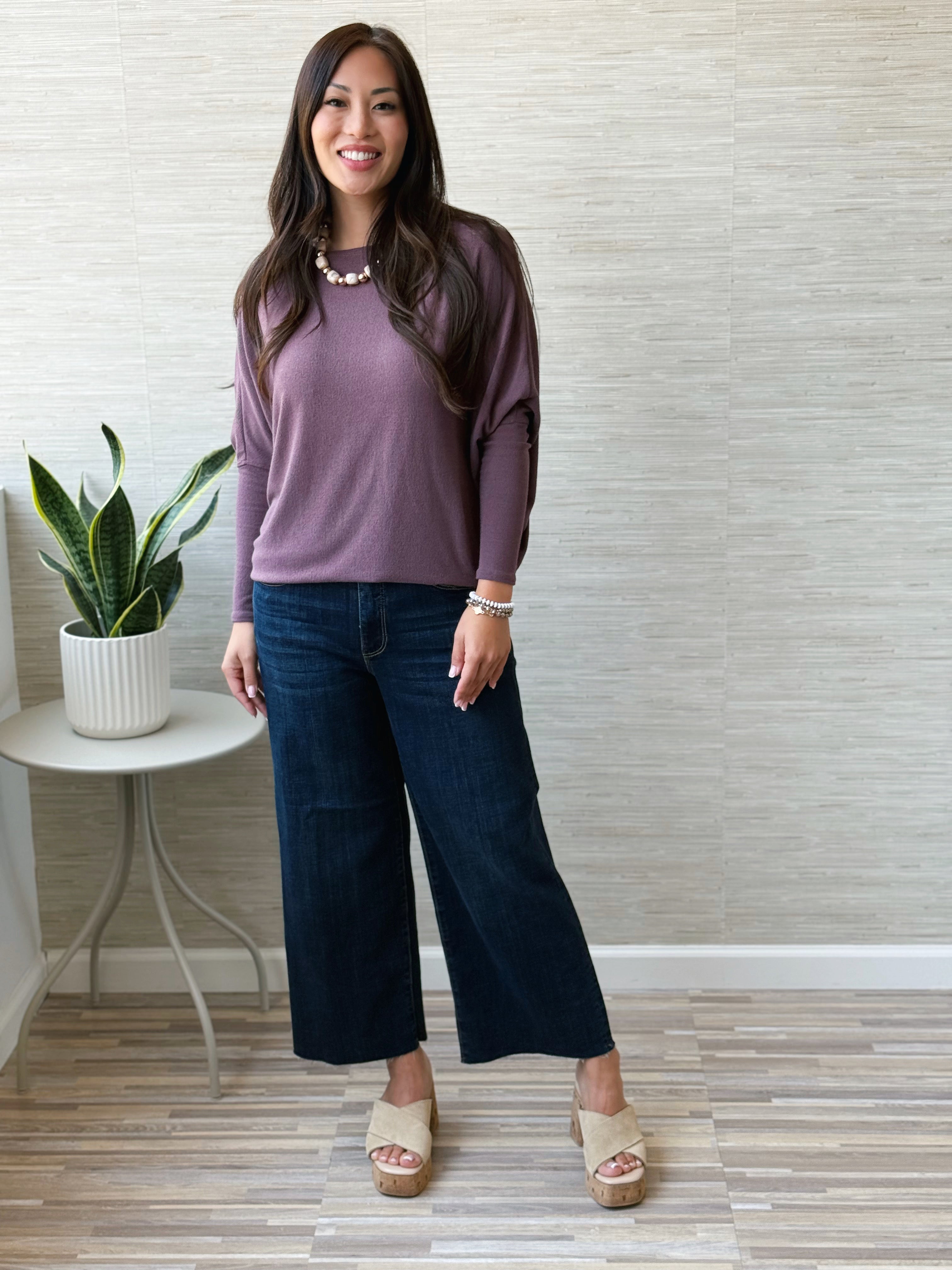 Favorite Comfy Tunic - THORNBERRY - willows clothing L/S SHIRT