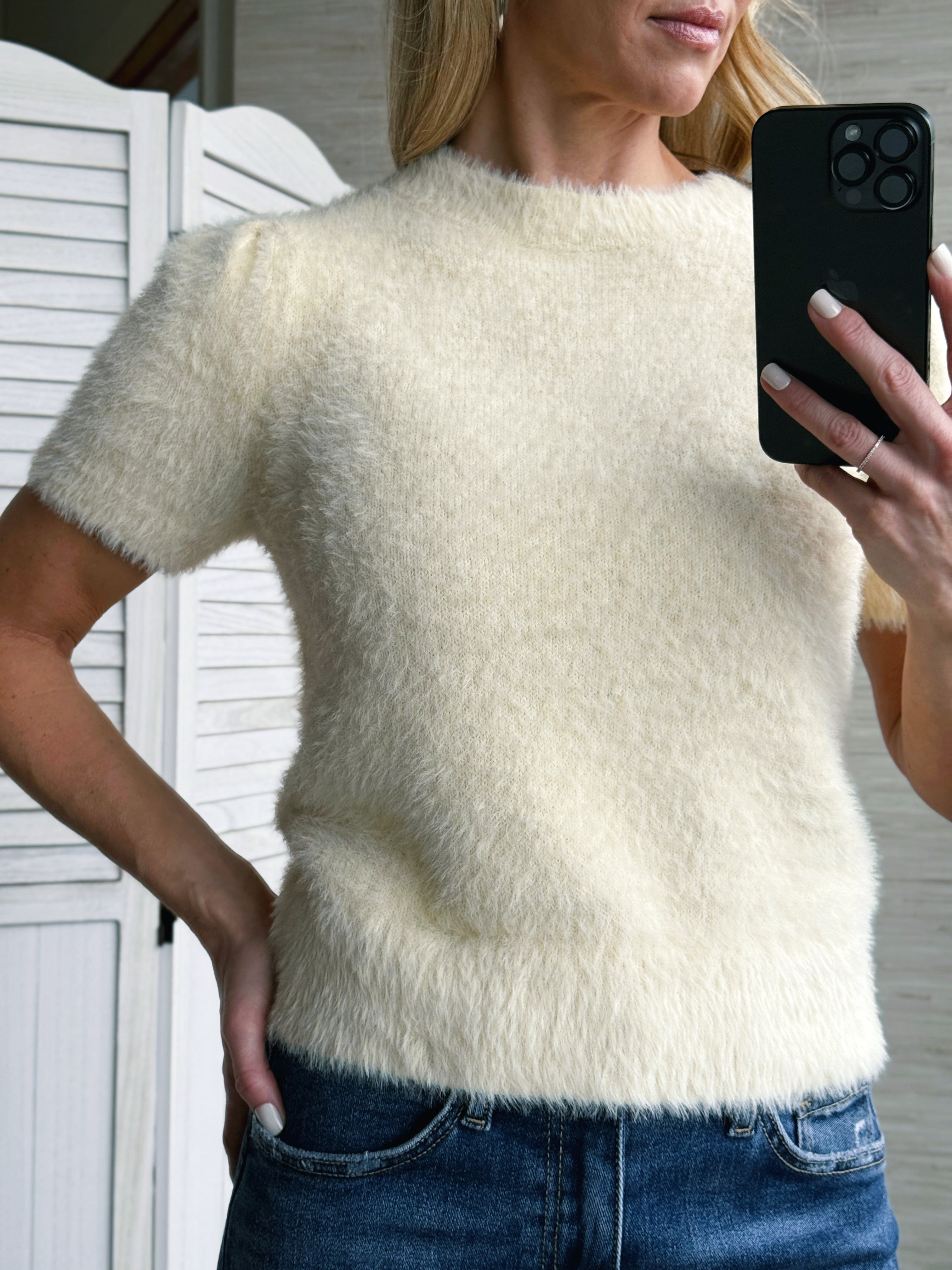 February Sweater - LIGHT YELLOW - willows clothing SWEATER