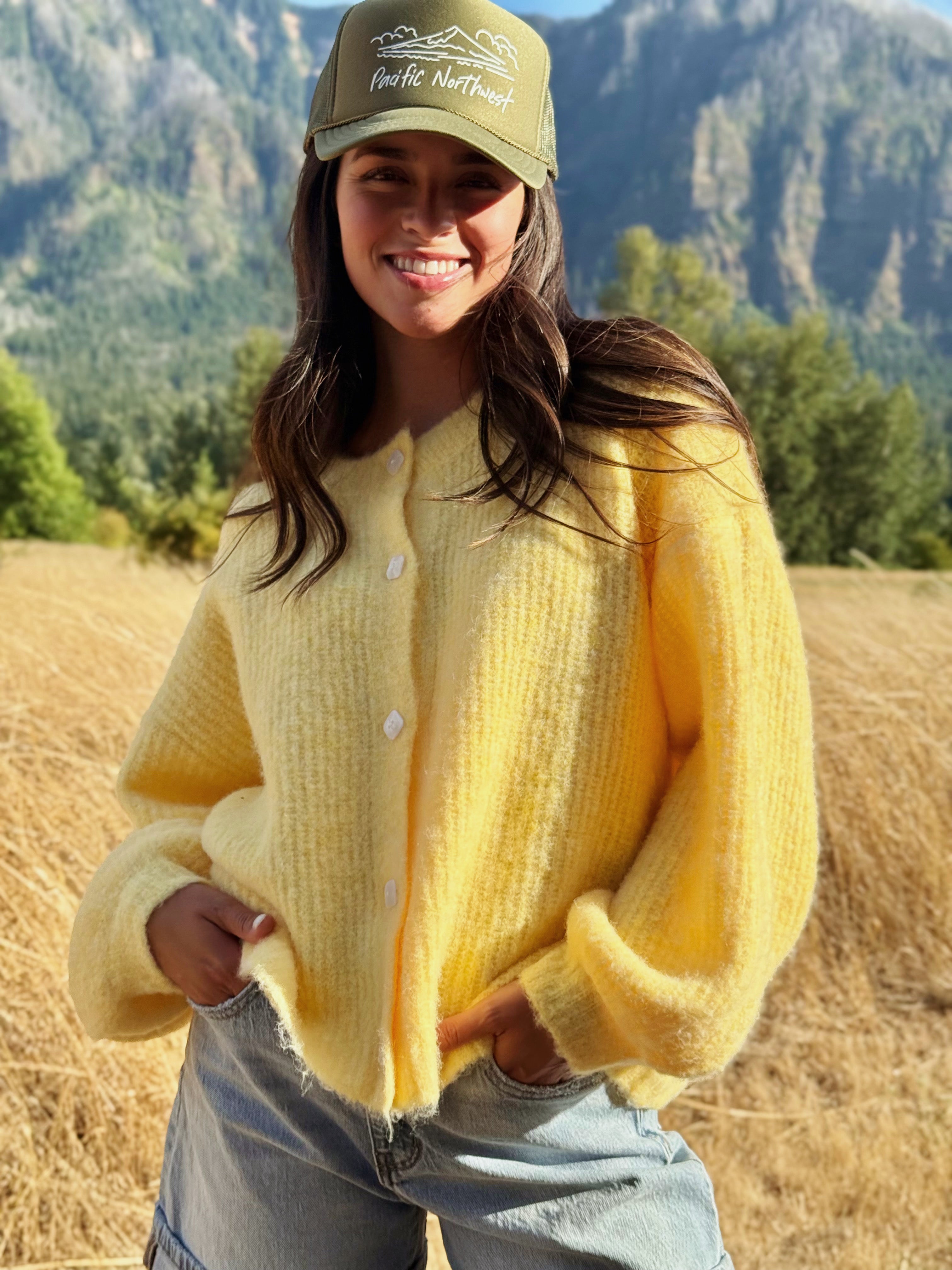 Finch Cardigan - BUTTER - willows clothing Cardigan