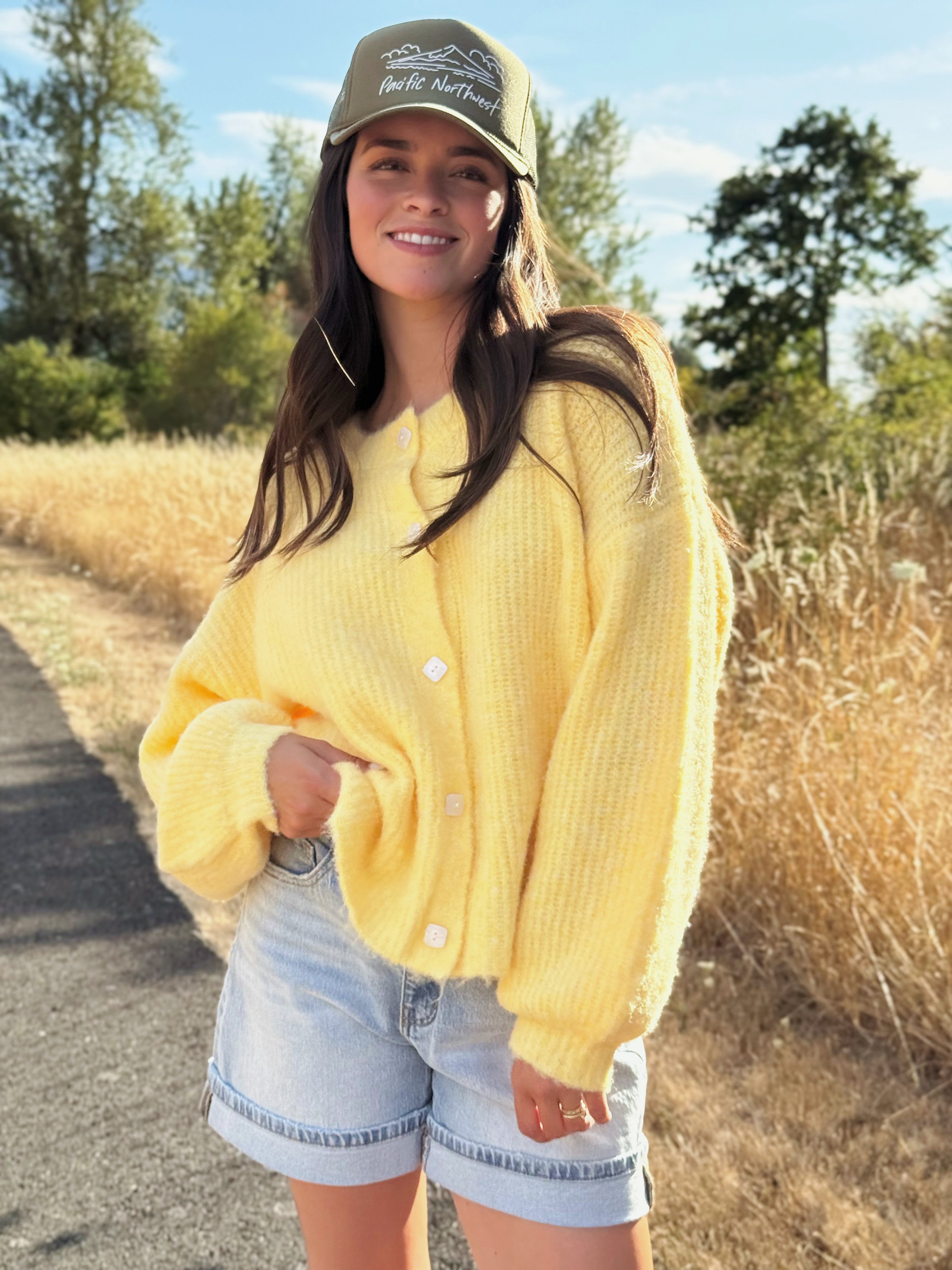 Finch Cardigan - BUTTER - willows clothing Cardigan