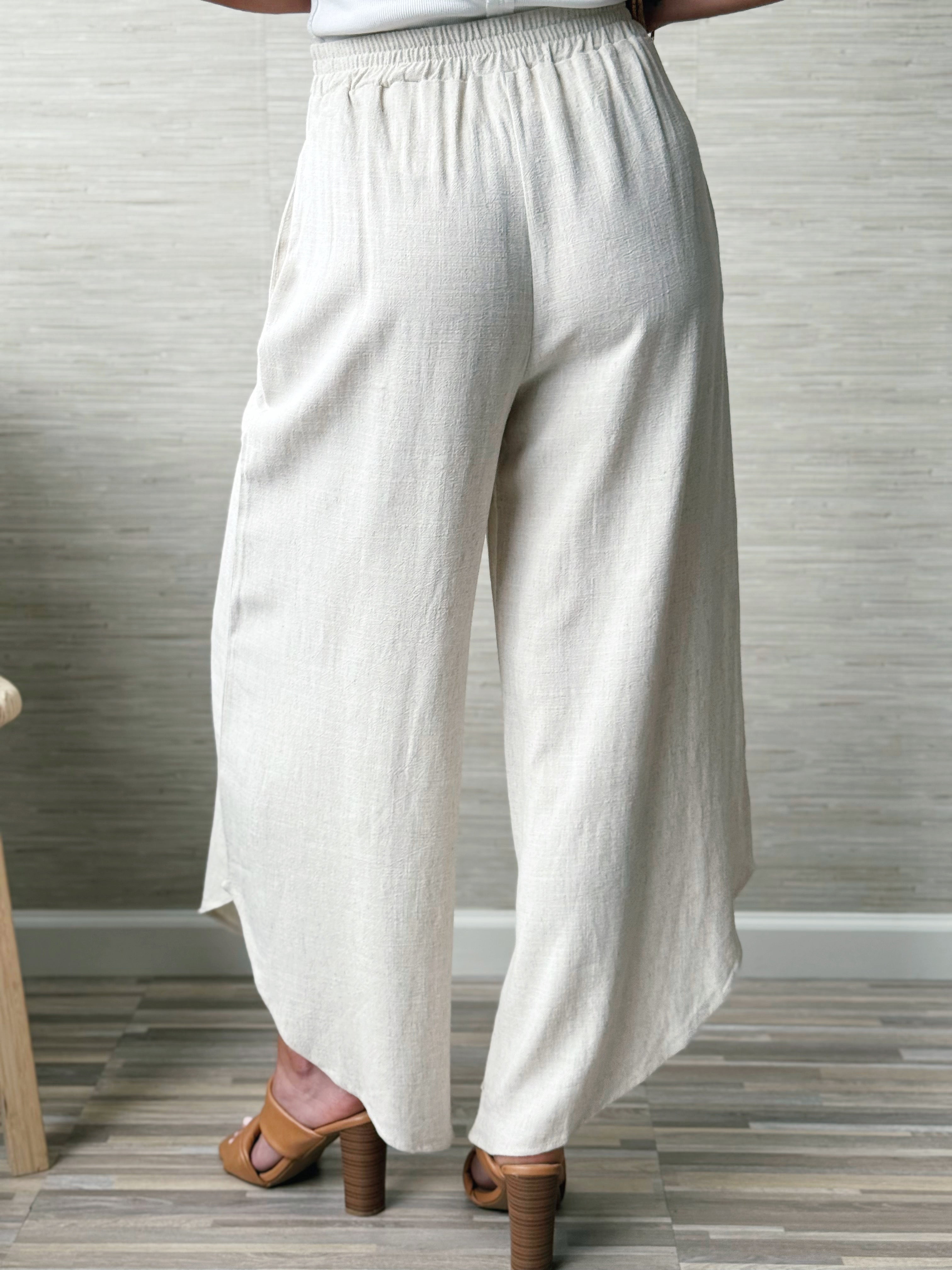 Float On Pants - NATURAL - willows clothing PANTS