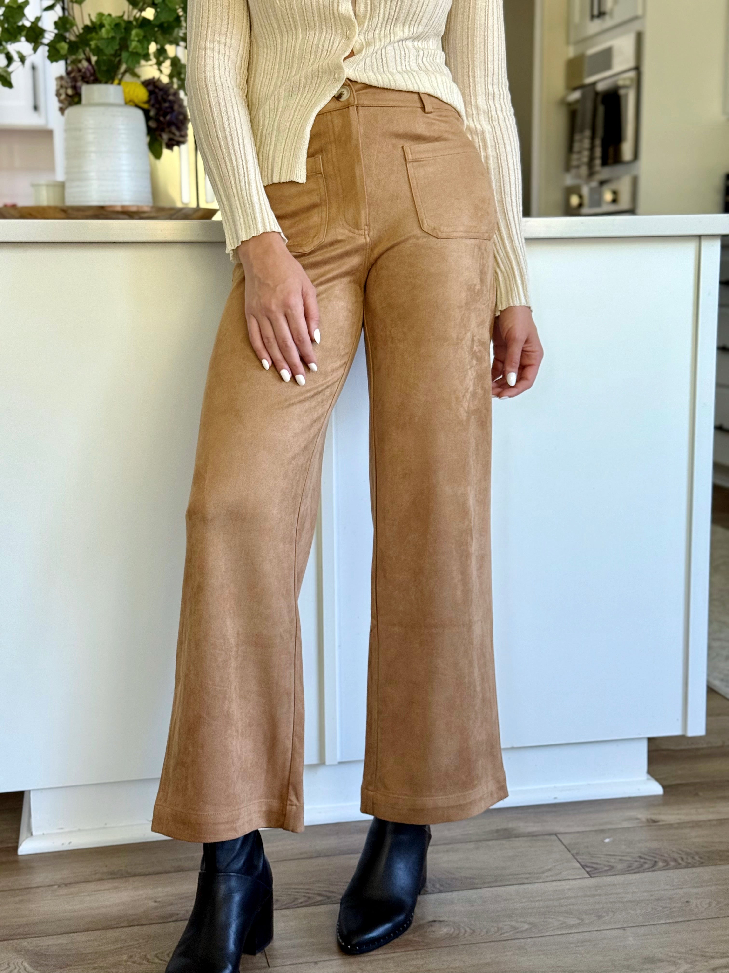Flores Pants - CAMEL - willows clothing PANTS