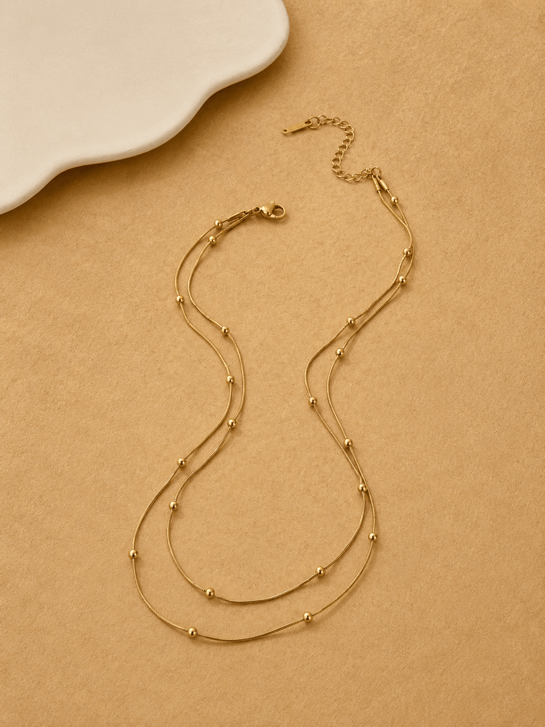 Frankie Layer Necklace - GOLD - willows clothing NECKLACE