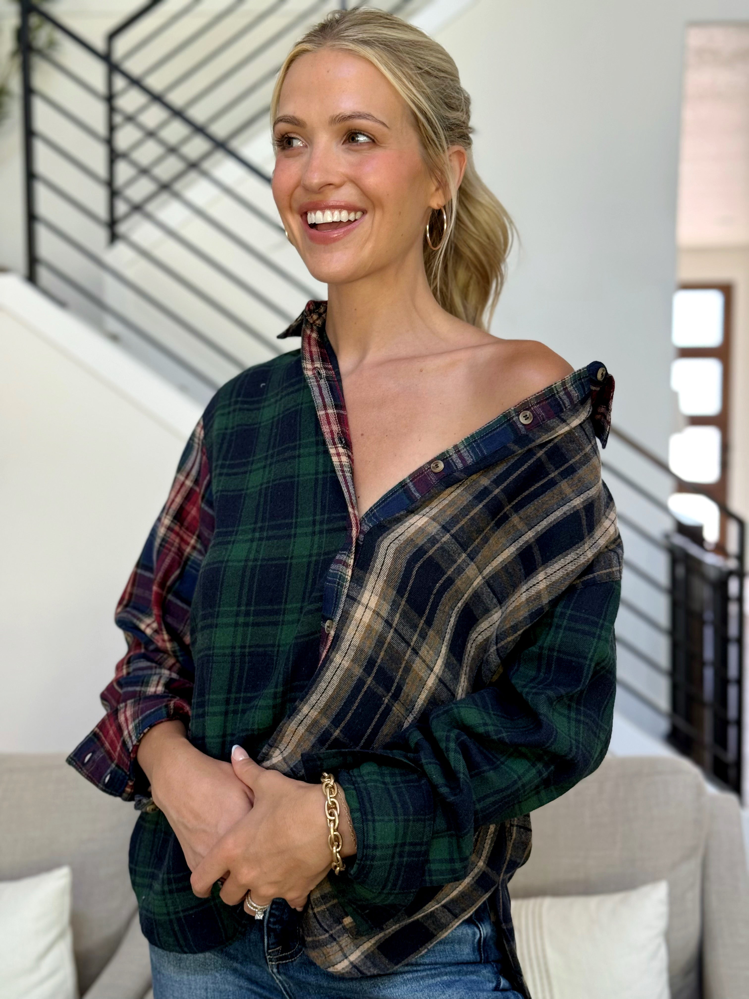 Frankie Top - NAVY - willows clothing L/S SHIRT