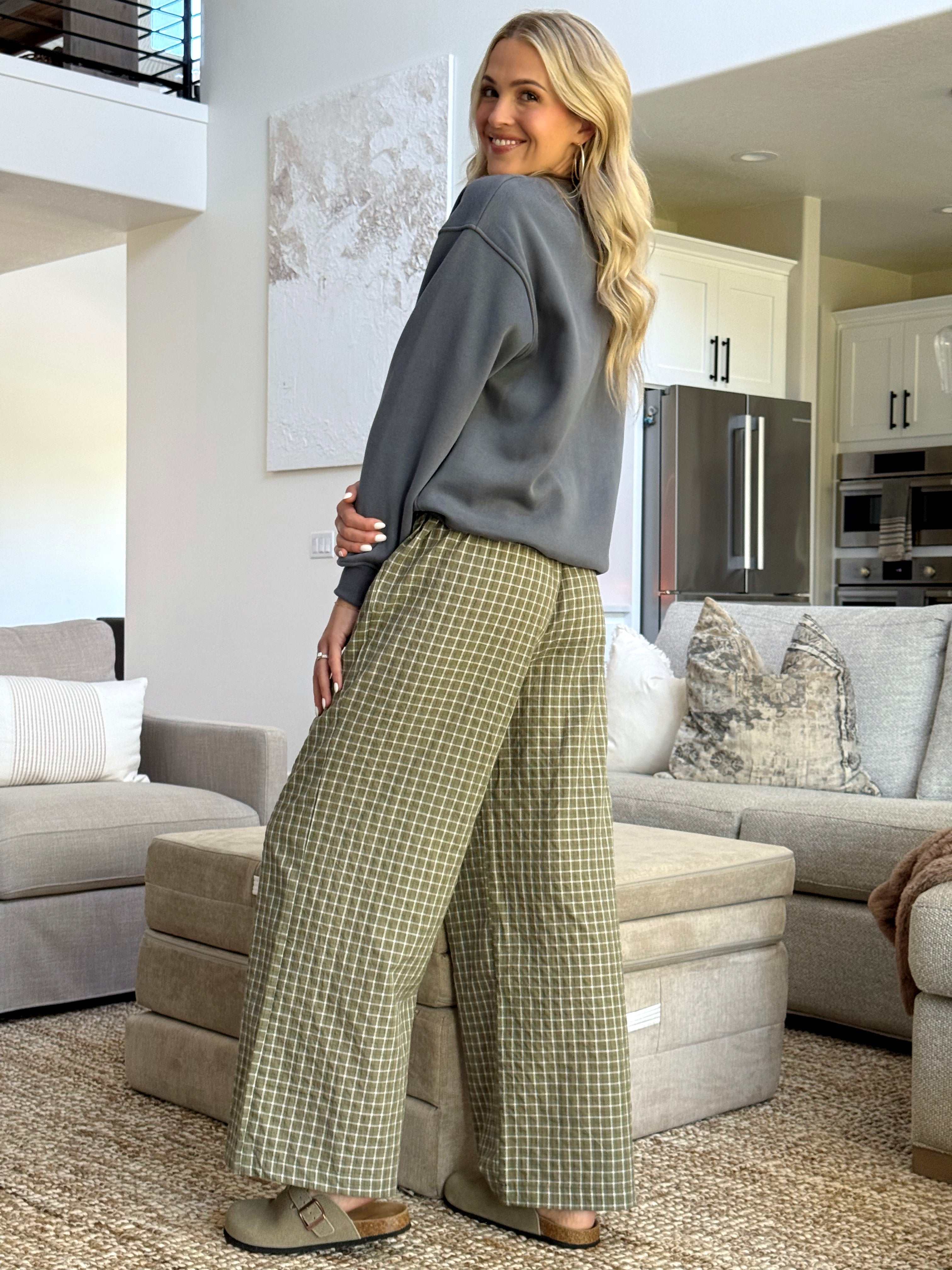 Freddie Pants - OLIVE - willows clothing PANTS