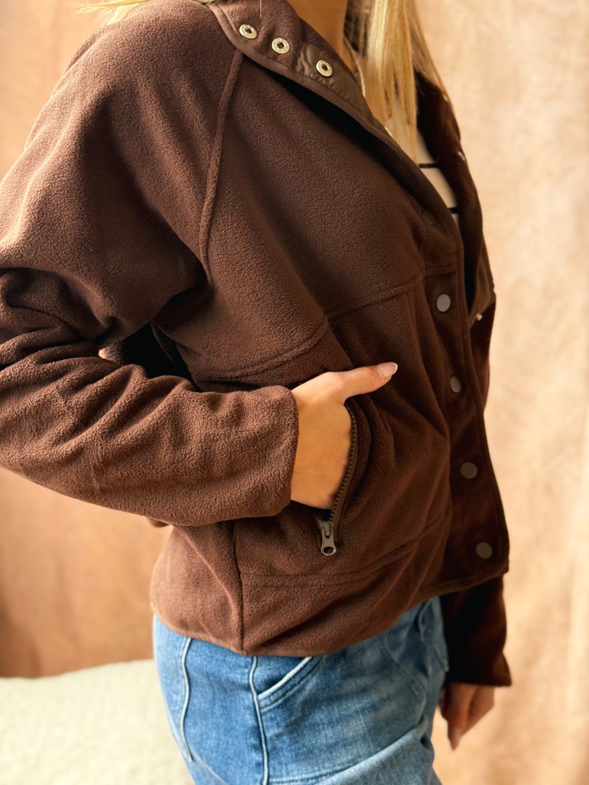 From the Farm Jacket - DARK BROWN - willows clothing JACKET