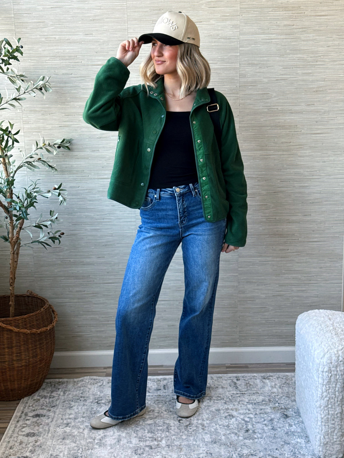 From the Farm Jacket - DARK GREEN - willows clothing JACKET