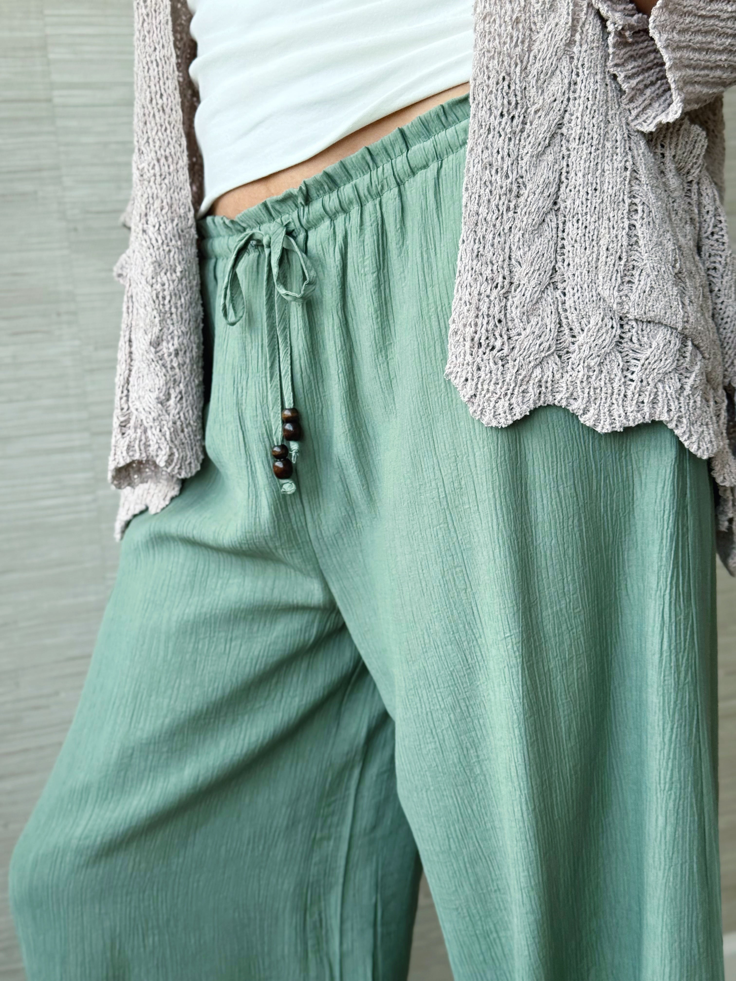 Gale Pants - OLIVINE - willows clothing PANTS