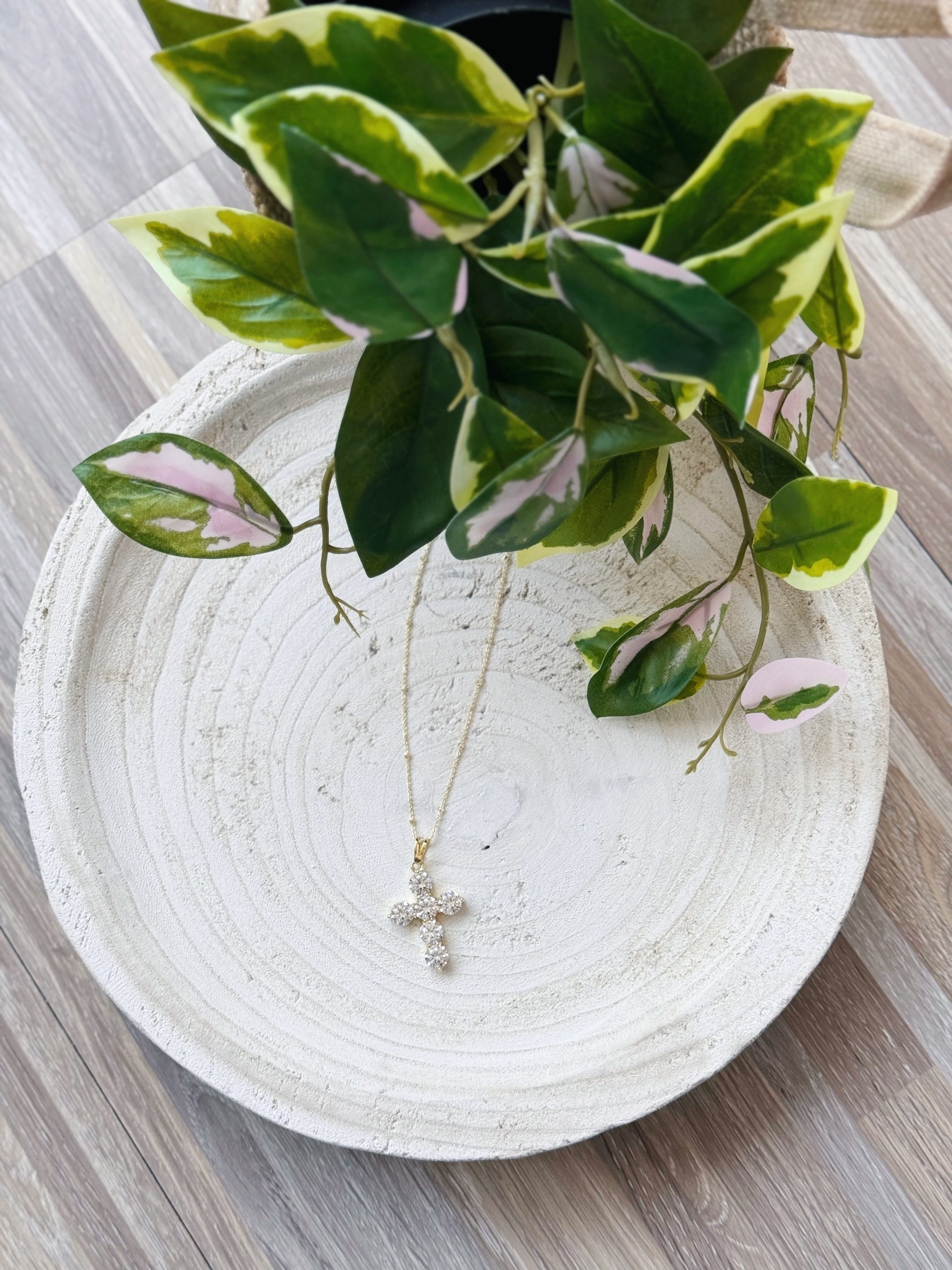 Glow Cross Necklace - willows clothing NECKLACE