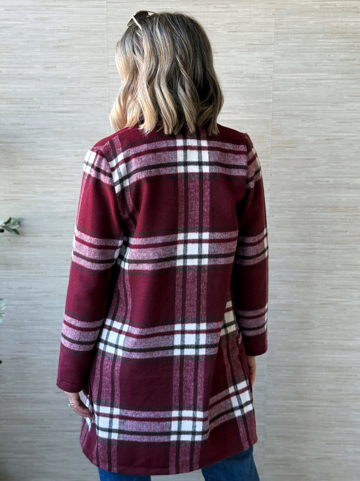 Hallmark Movie Jacket- BURGUNDY - willows clothing JACKET