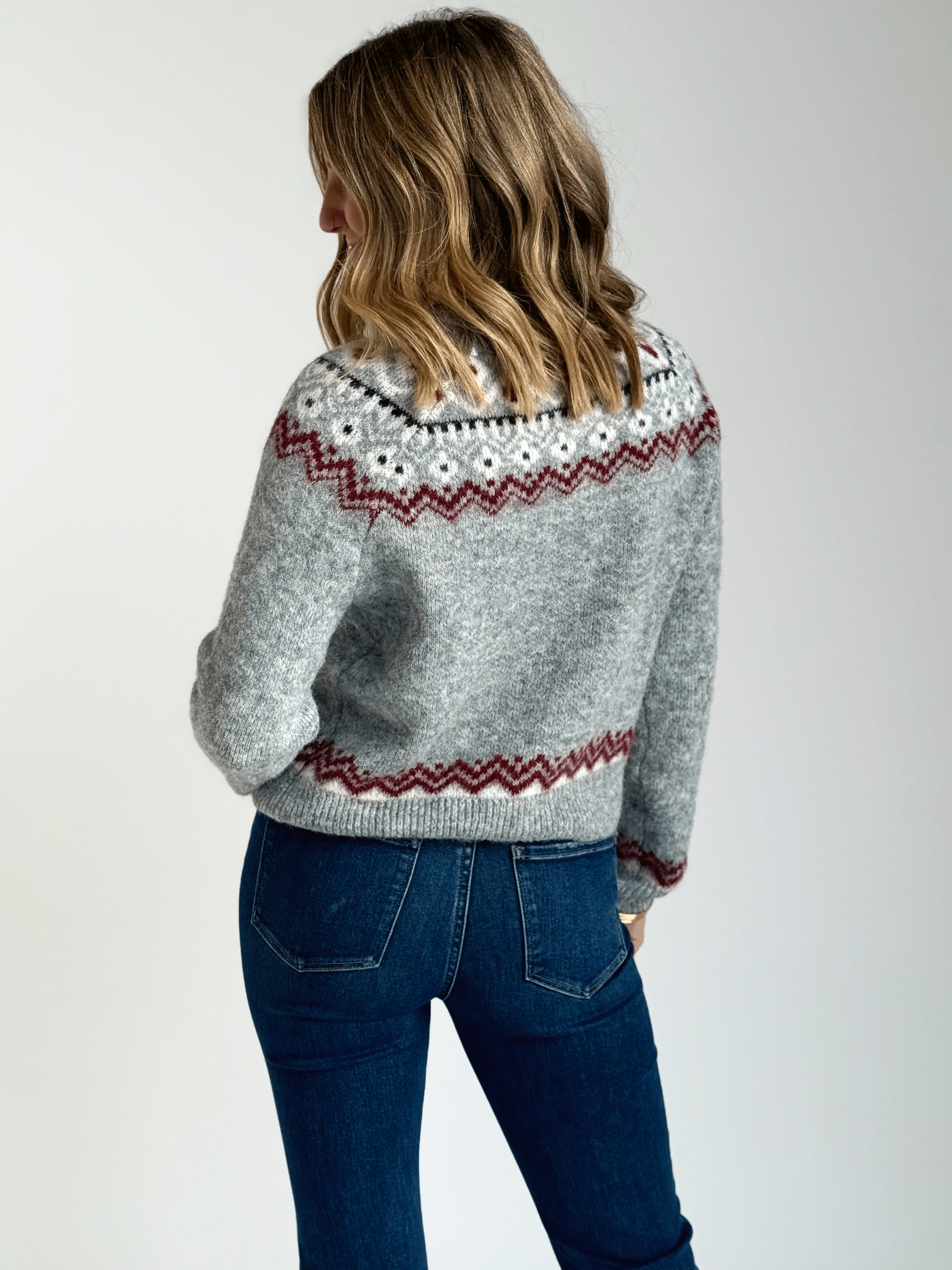 Harvest Day Cardigan - GREY - willows clothing Cardigan