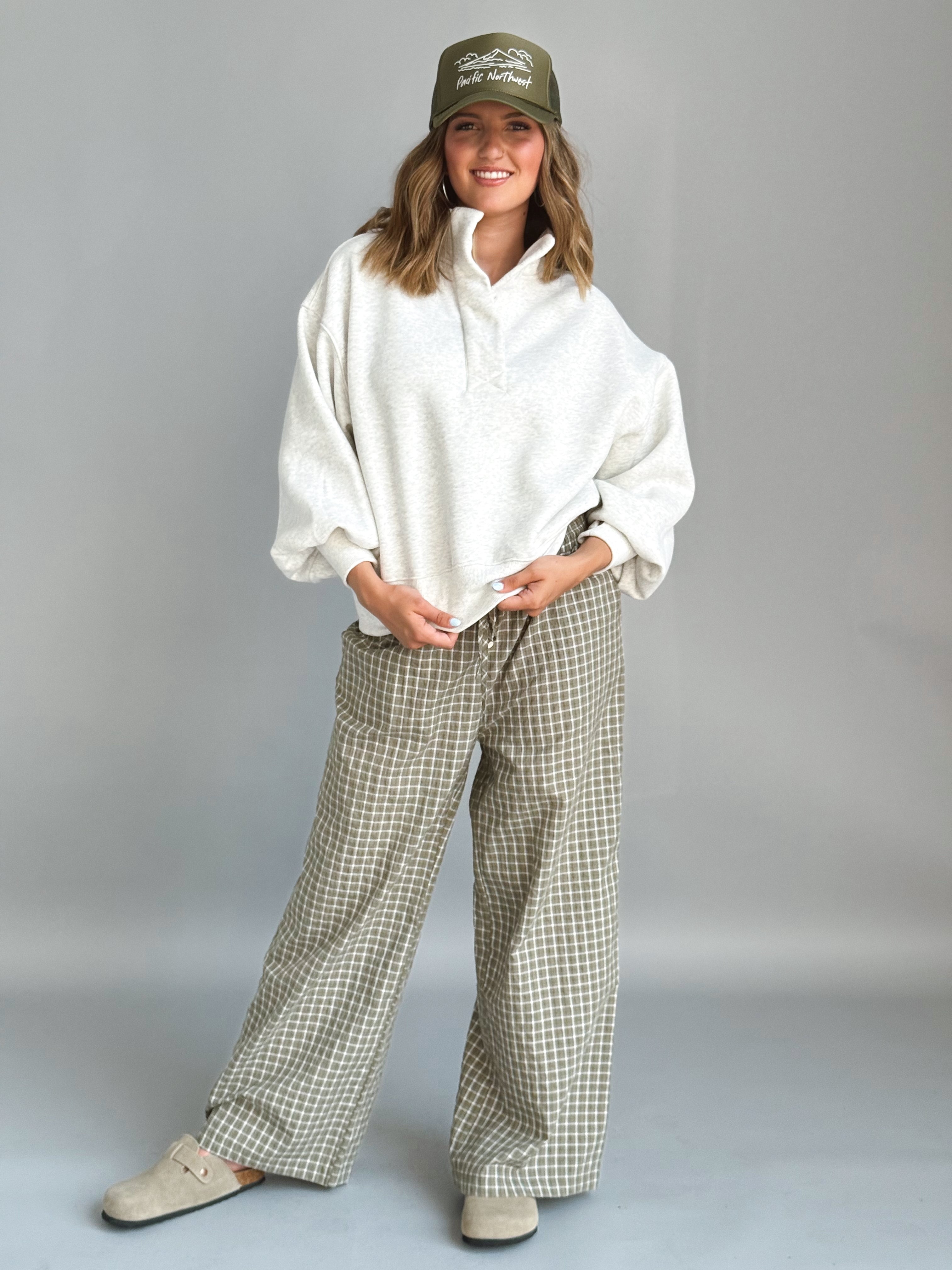 Harvey Sweatshirt - WHITE MELANGE - willows clothing SWEATSHIRT