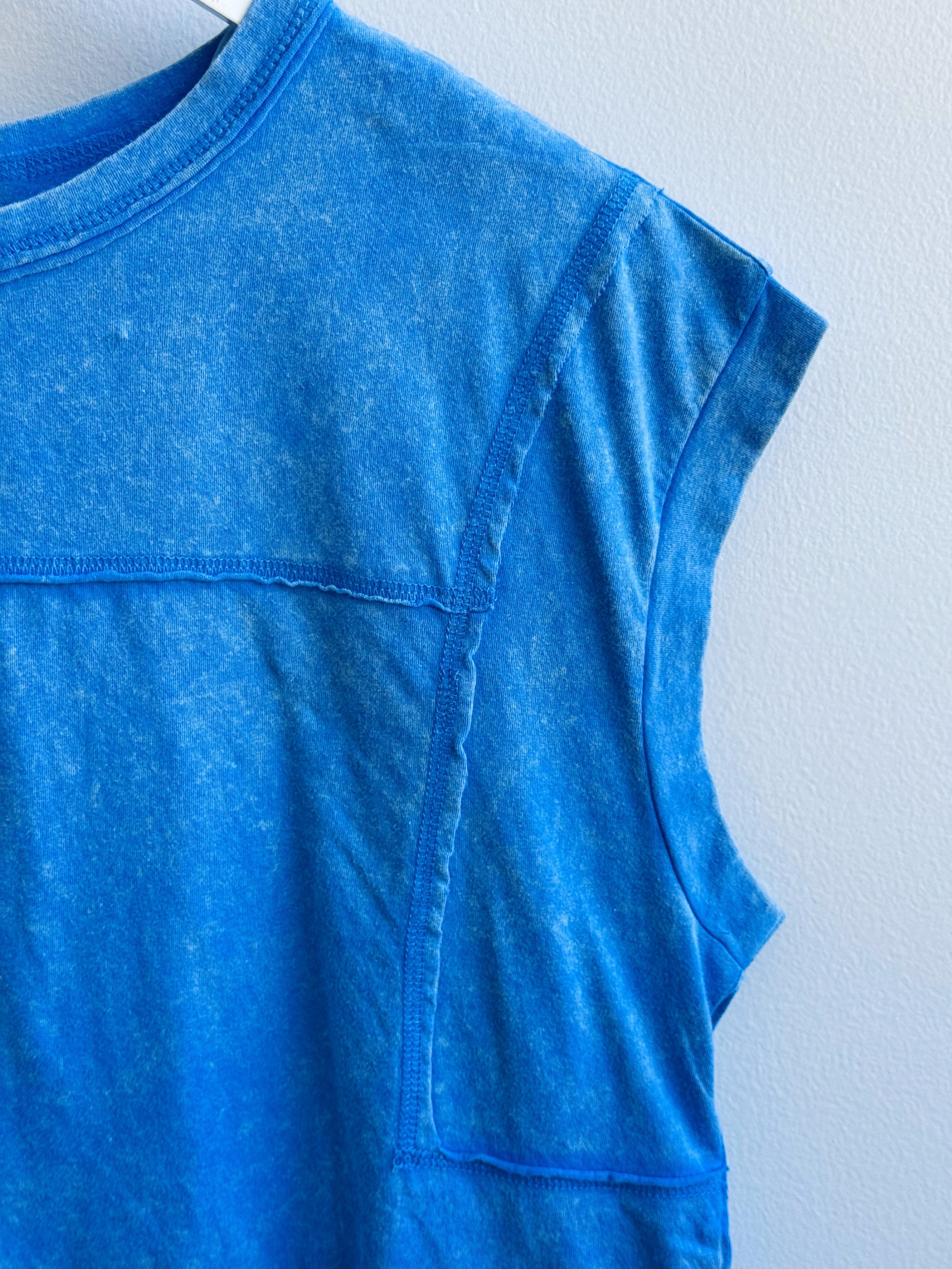 Heather Tee - BLUE - willows clothing S/S SHIRT