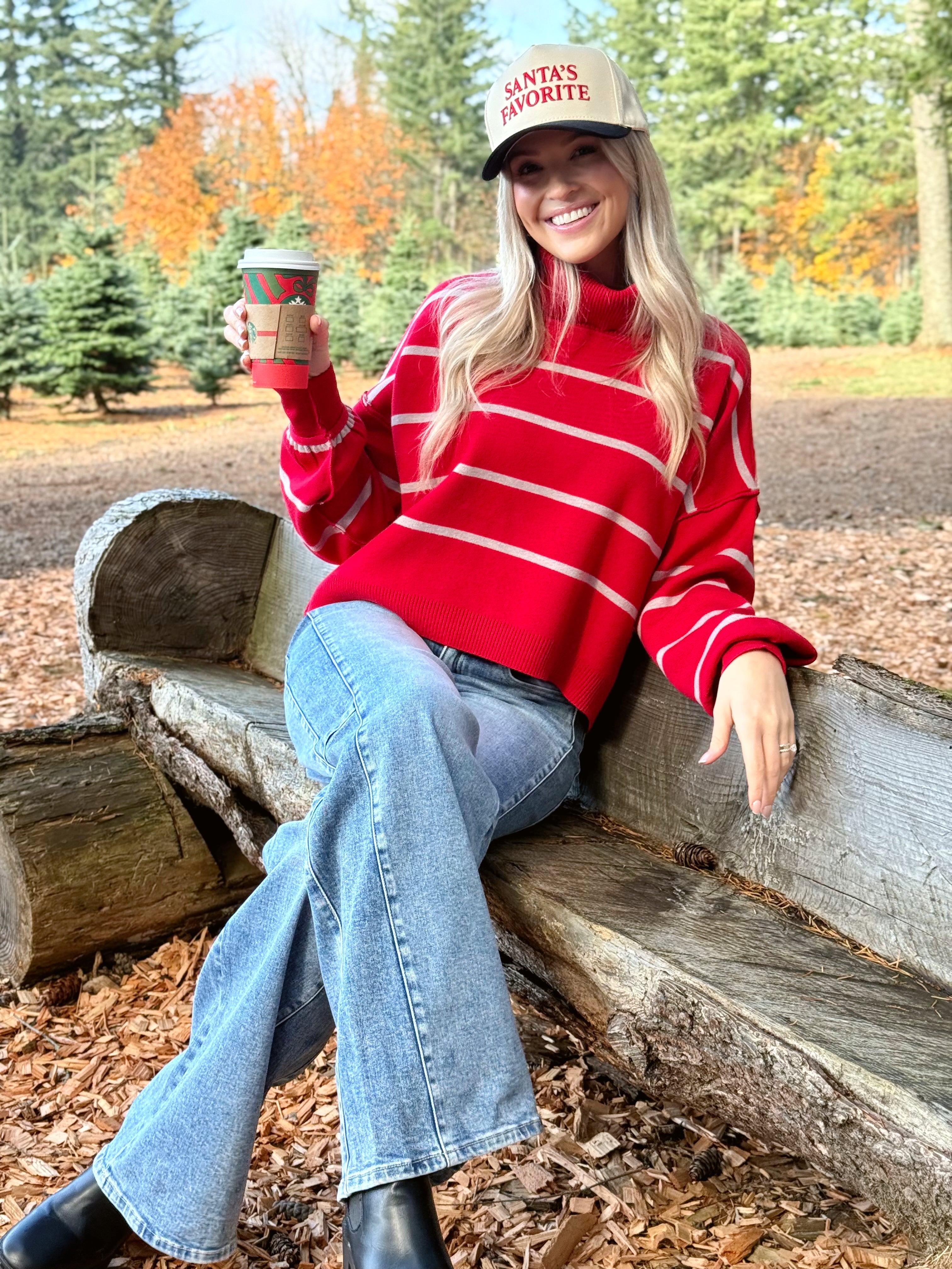 Hemlock Sweater - CRIMSON - willows clothing SWEATER