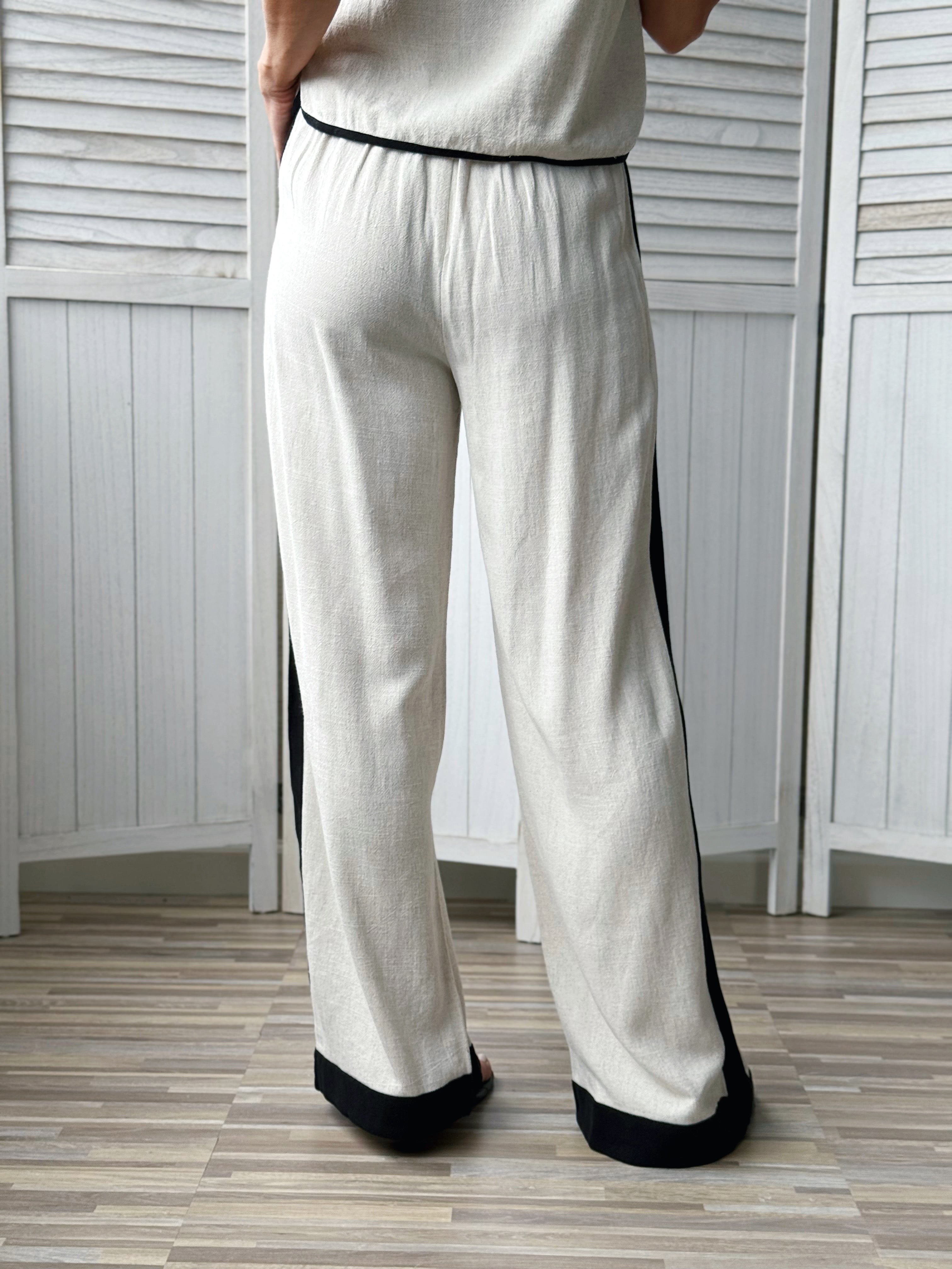 High Noon Pants - NATURAL - willows clothing PANTS
