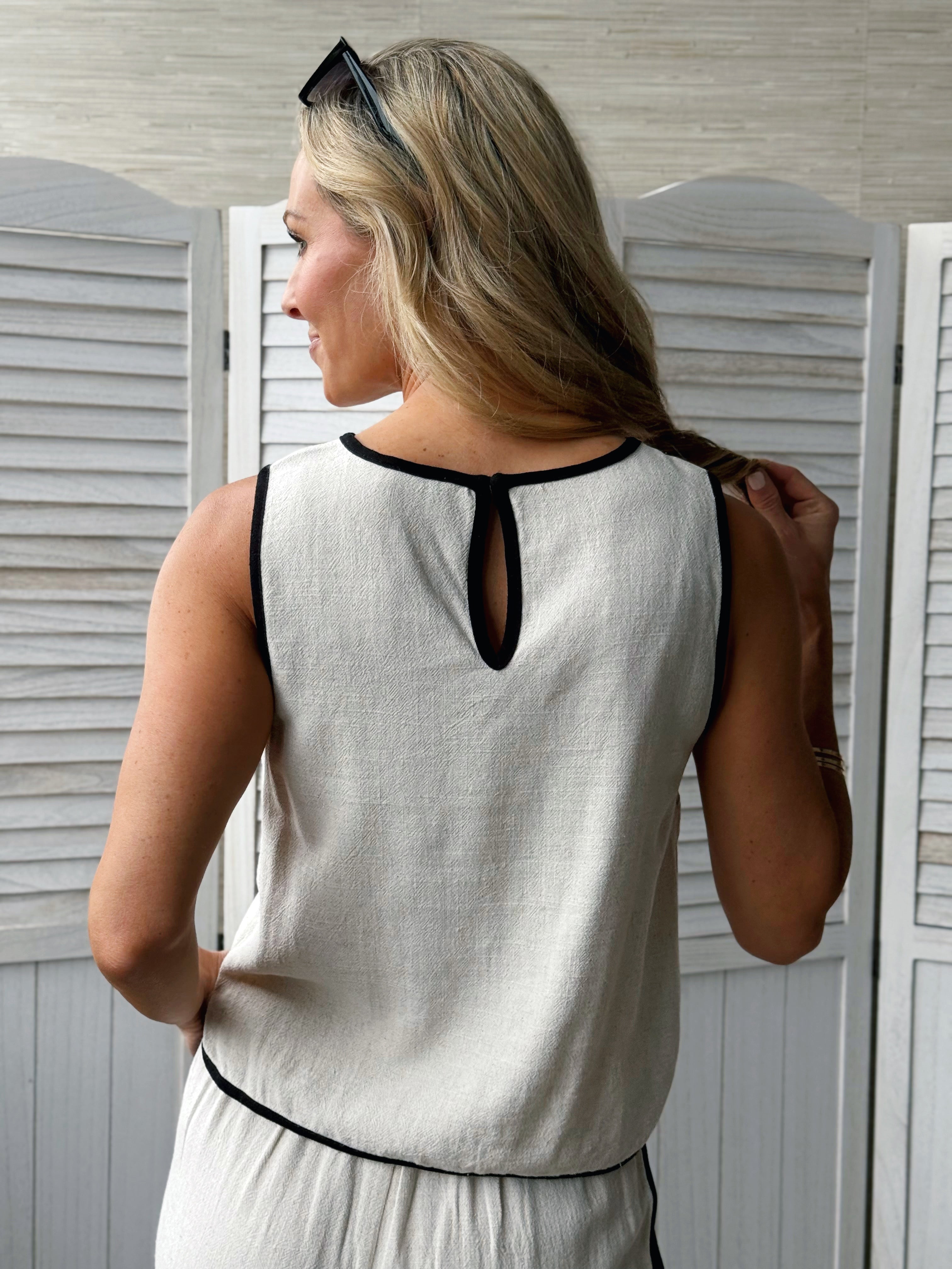 High Noon Tank - NATURAL - willows clothing TANK