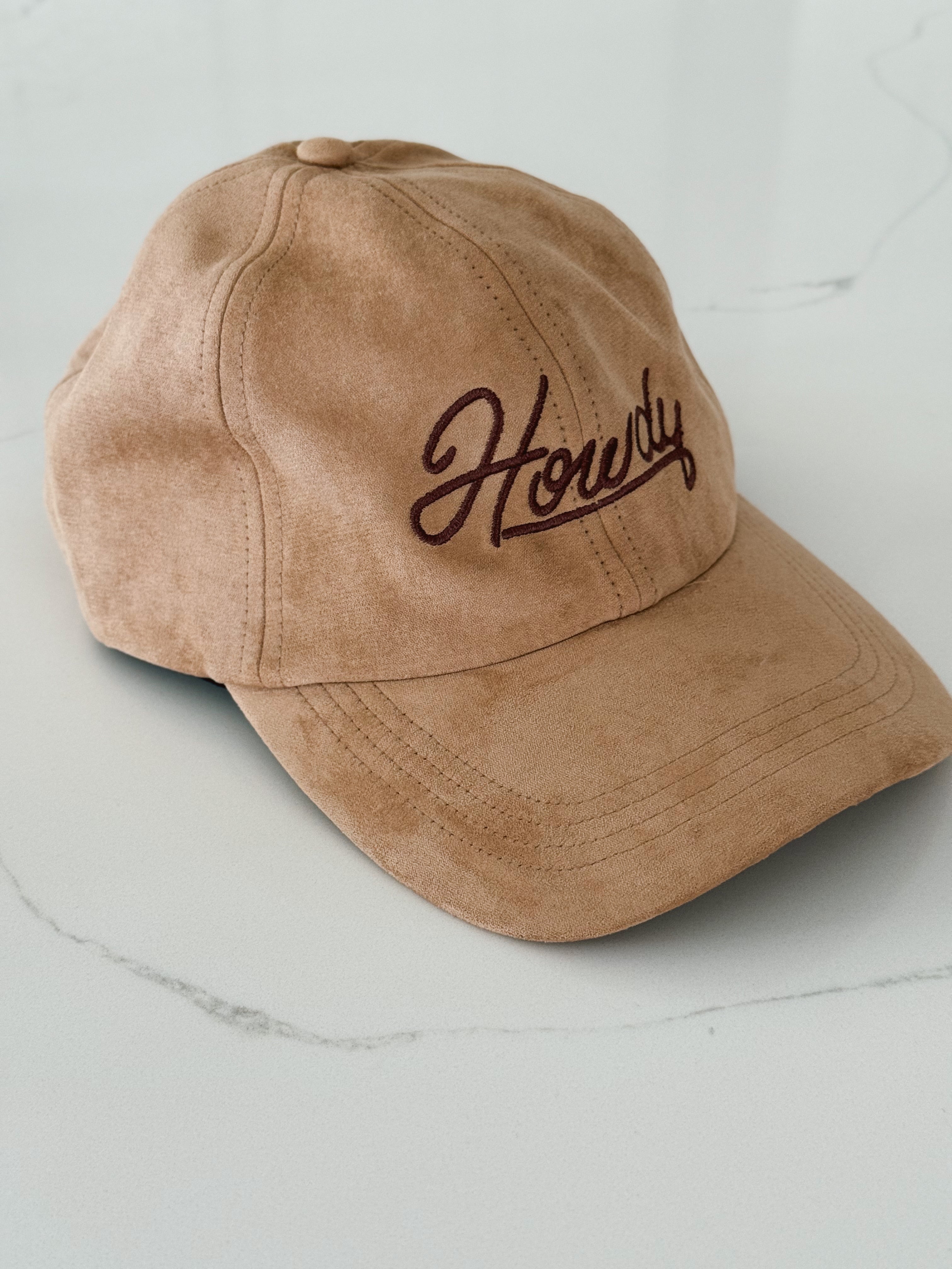 Howdy Baseball Cap - BEIGE - willows clothing HAT