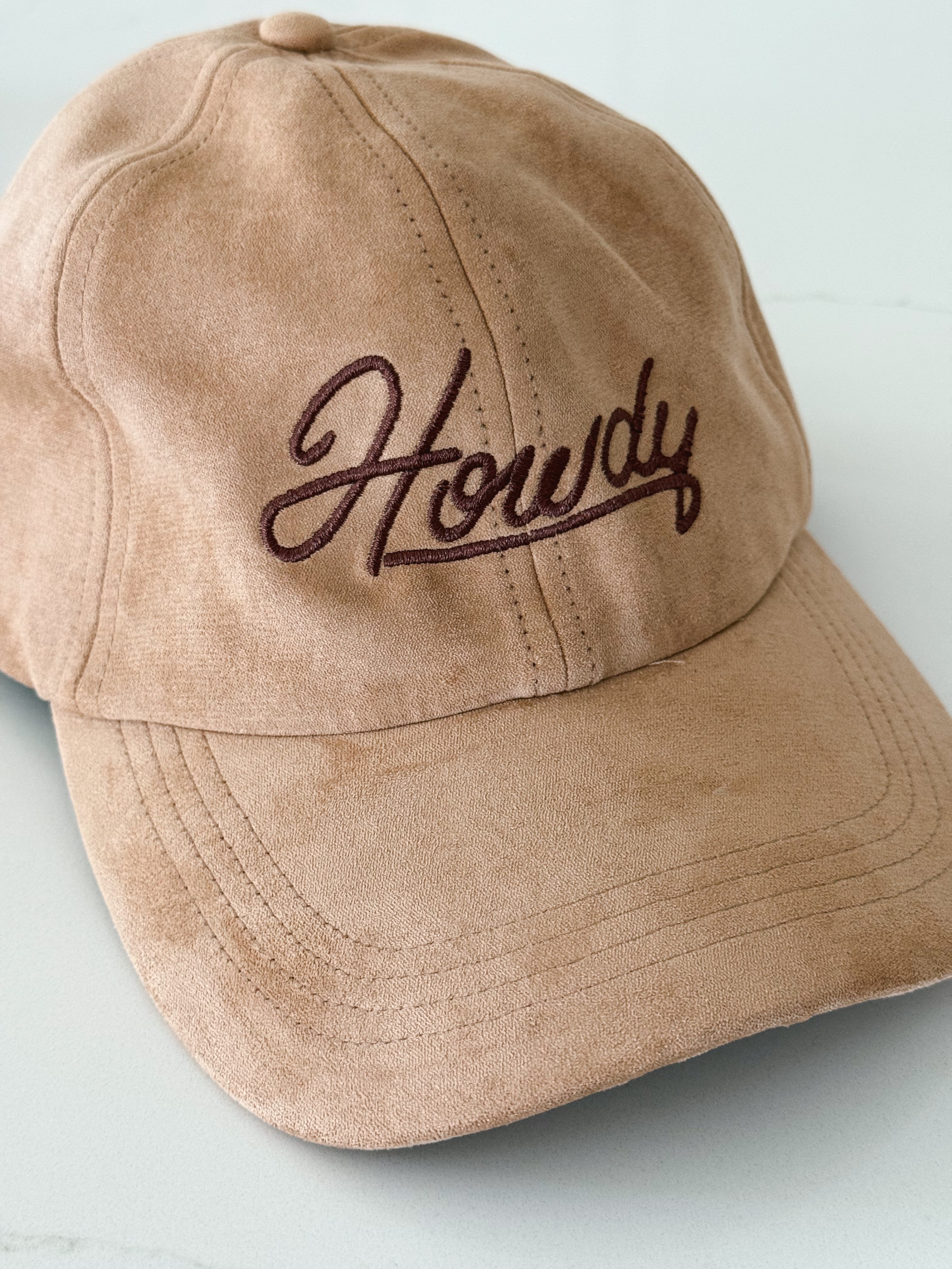 Howdy Baseball Cap - BEIGE - willows clothing HAT