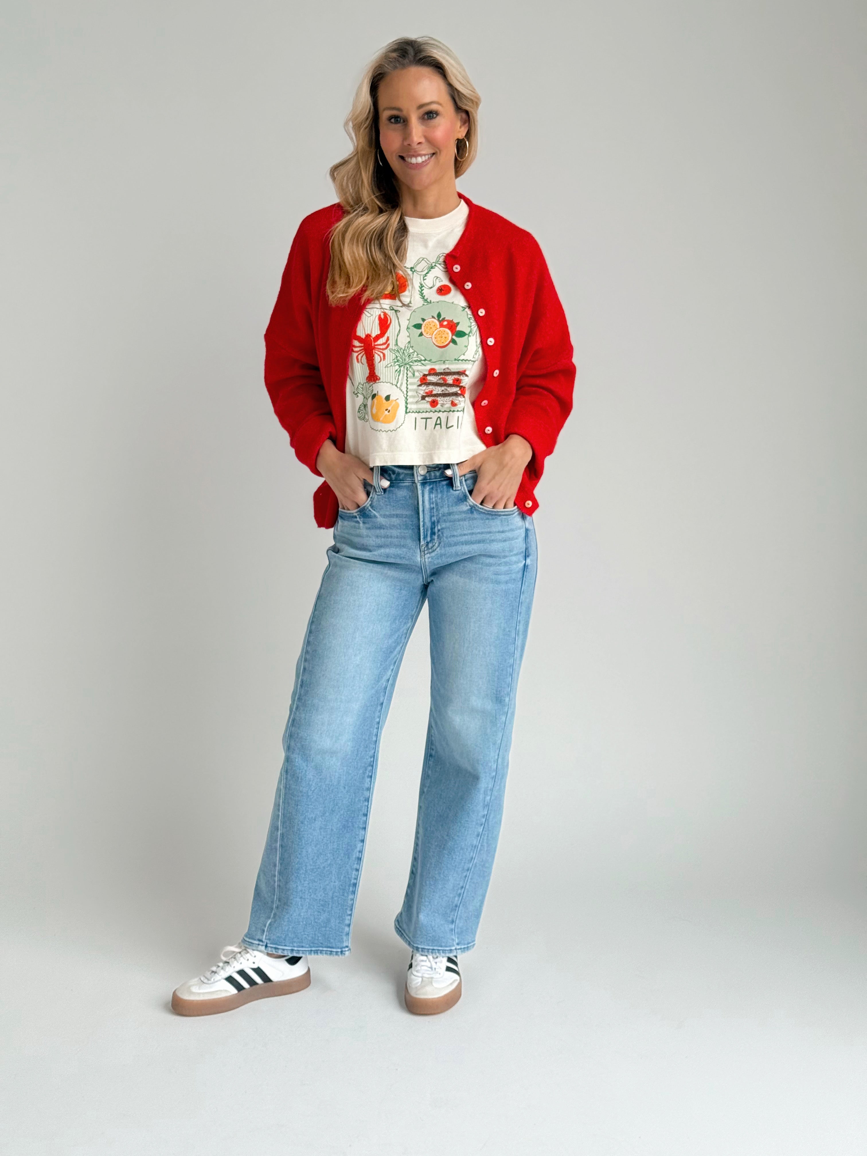 Il Mare Italia Graphic Tee - CREAM - willows clothing S/S SHIRT