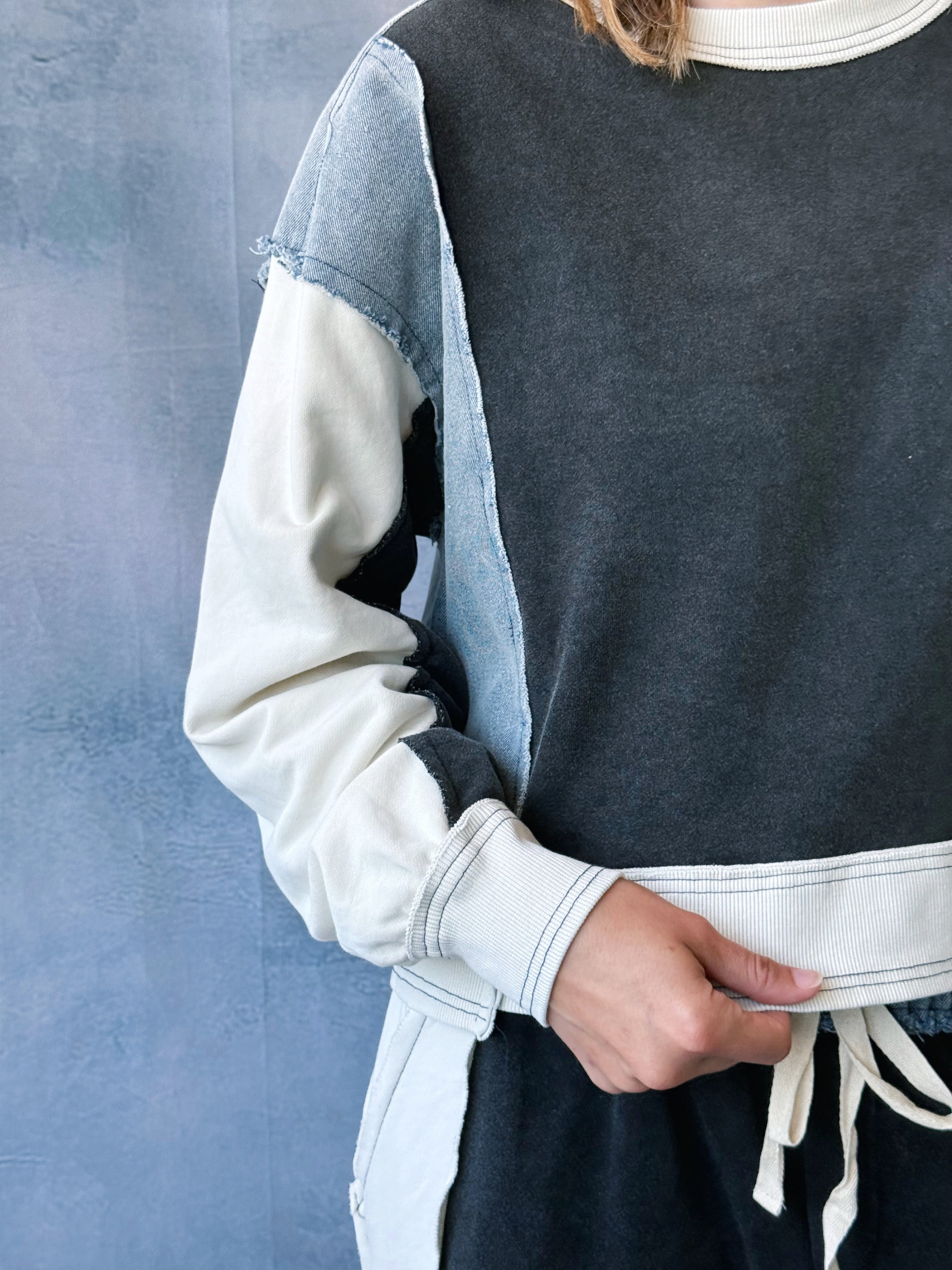 Ivan Sweatshirt - ASH BLACK - willows clothing SWEATSHIRT