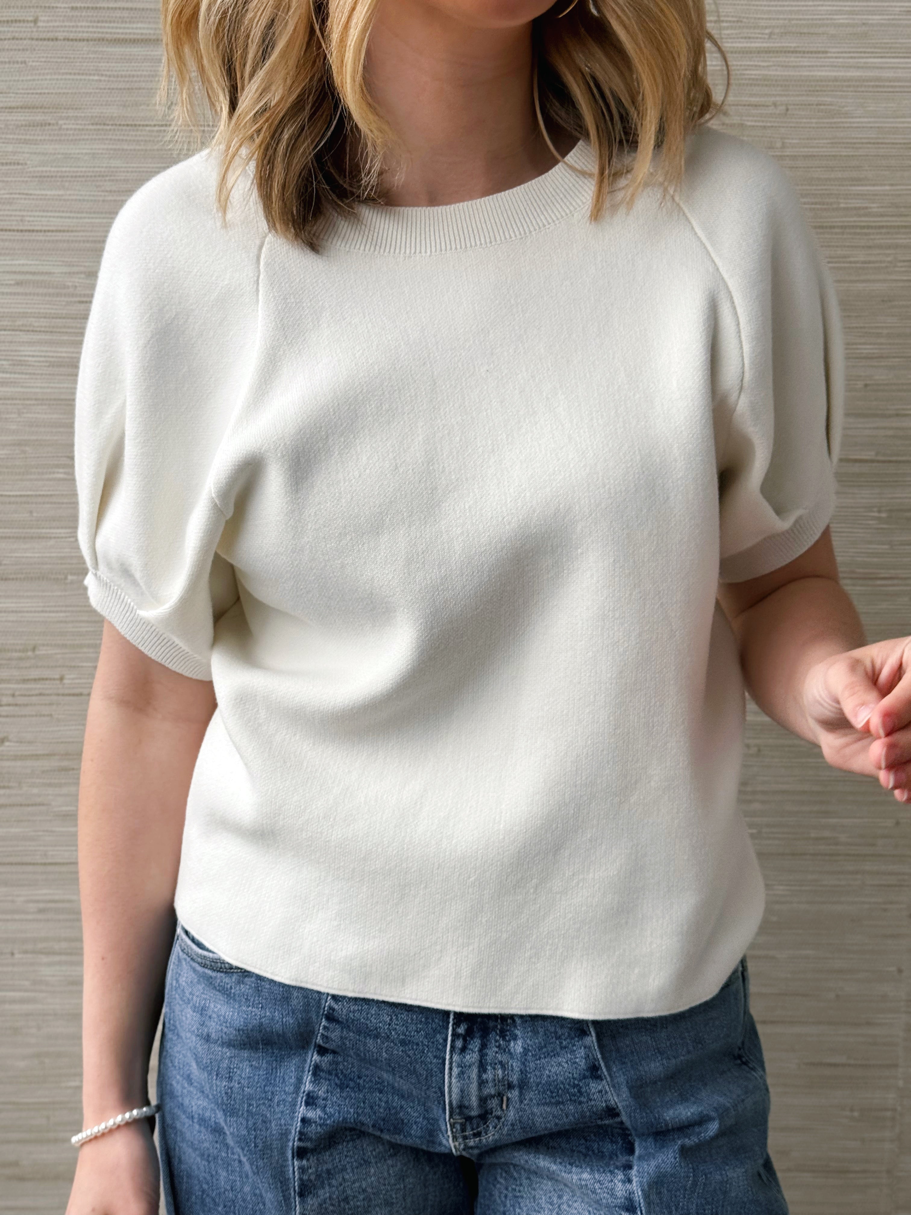 Janis Sweater - OFF WHITE - willows clothing SWEATER