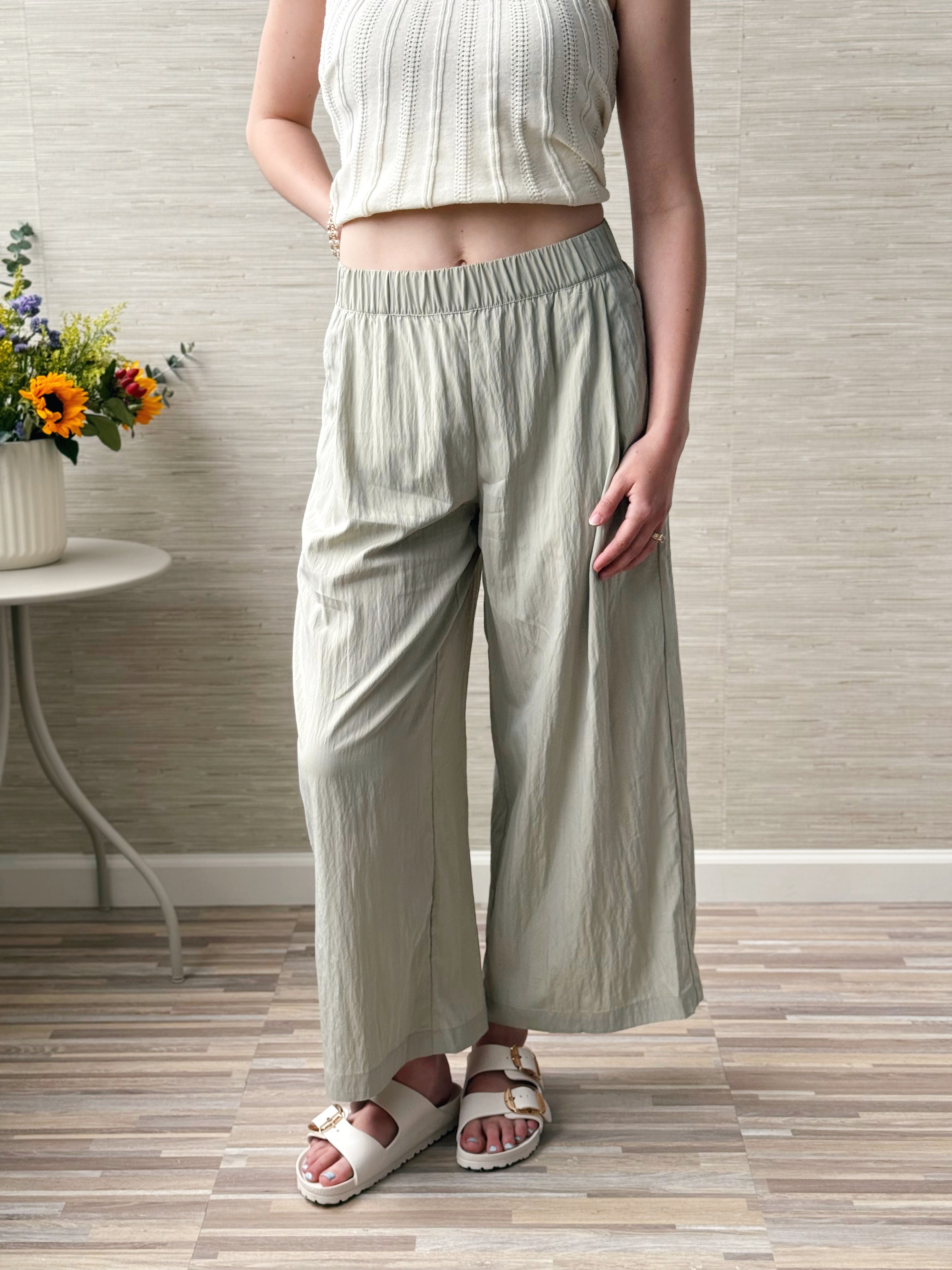 Jaren Pants - SAGE - willows clothing PANTS