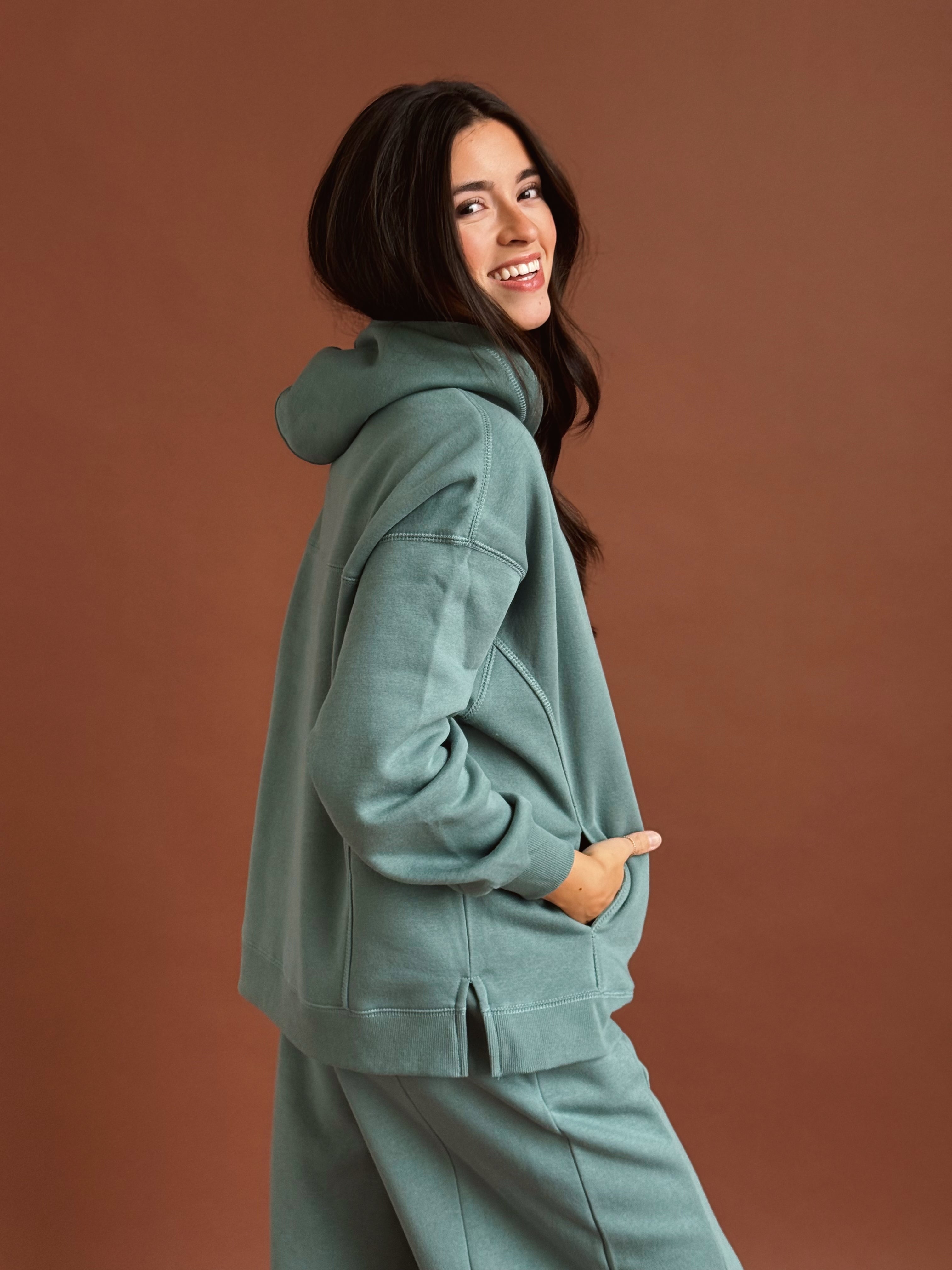 Jasper Sweatshirt - FOREST - willows clothing SWEATSHIRT