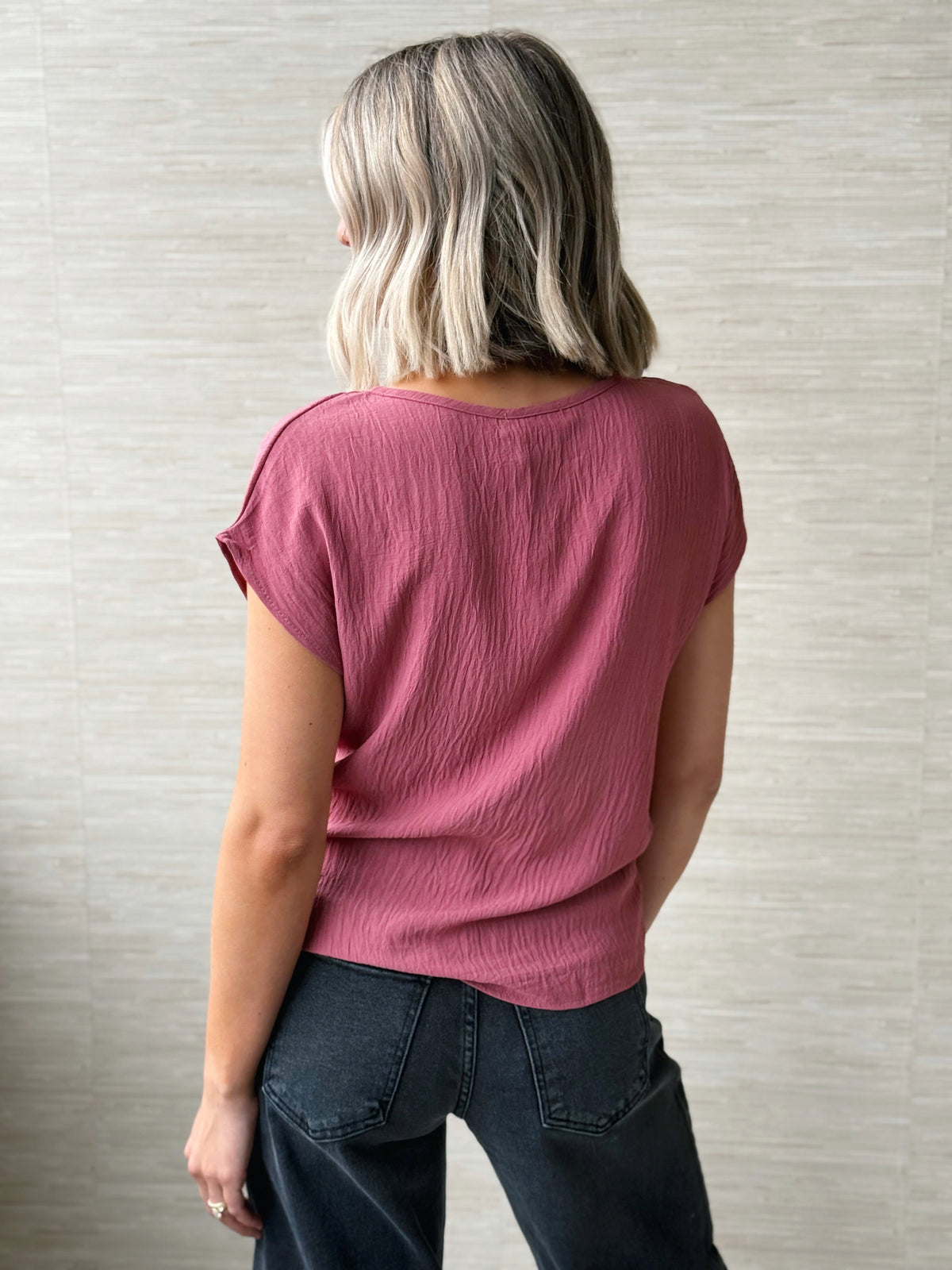 Jazlyn Top - MULBERRY - willows clothing S/S SHIRT