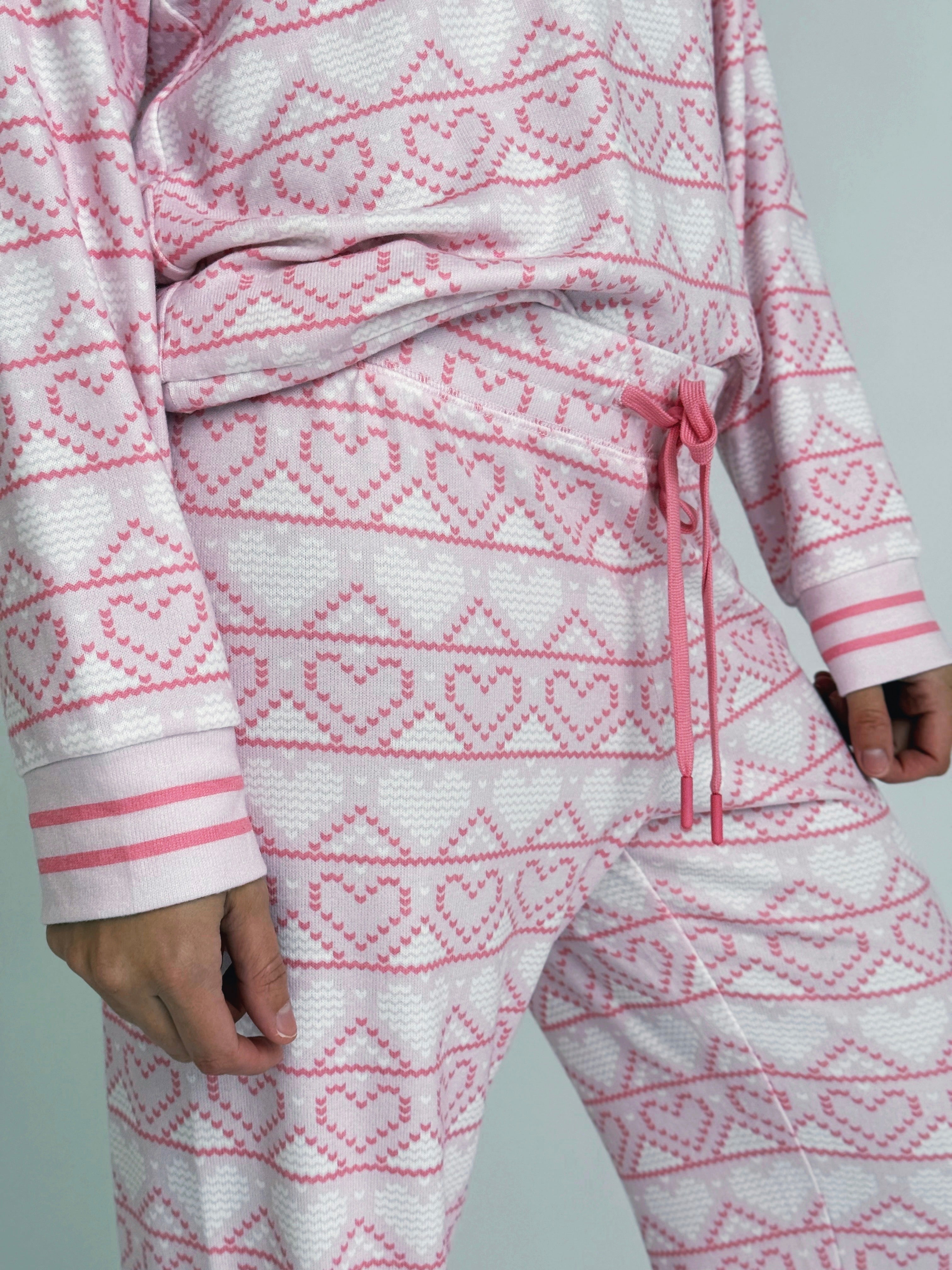 Just Peachy PJ Set - LIGHT PINK - willows clothing Pajamas