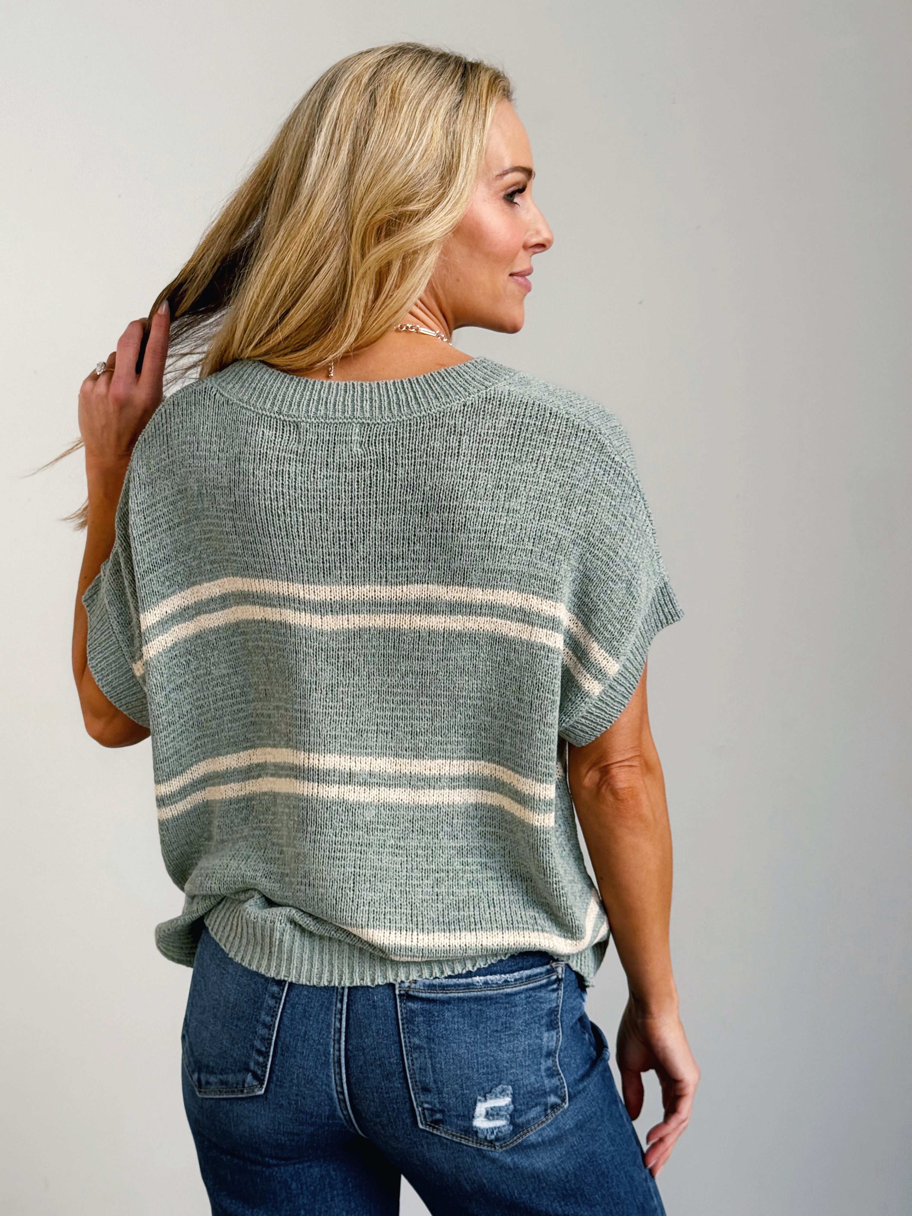 Karina Sweater - JADE - willows clothing SWEATER