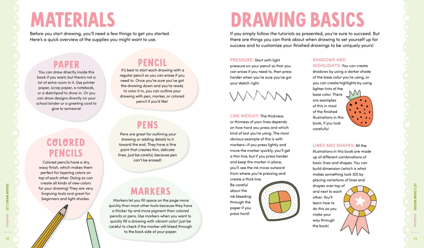 KindKids Let's Draw Cute Stuff Book - willows clothing Gifts