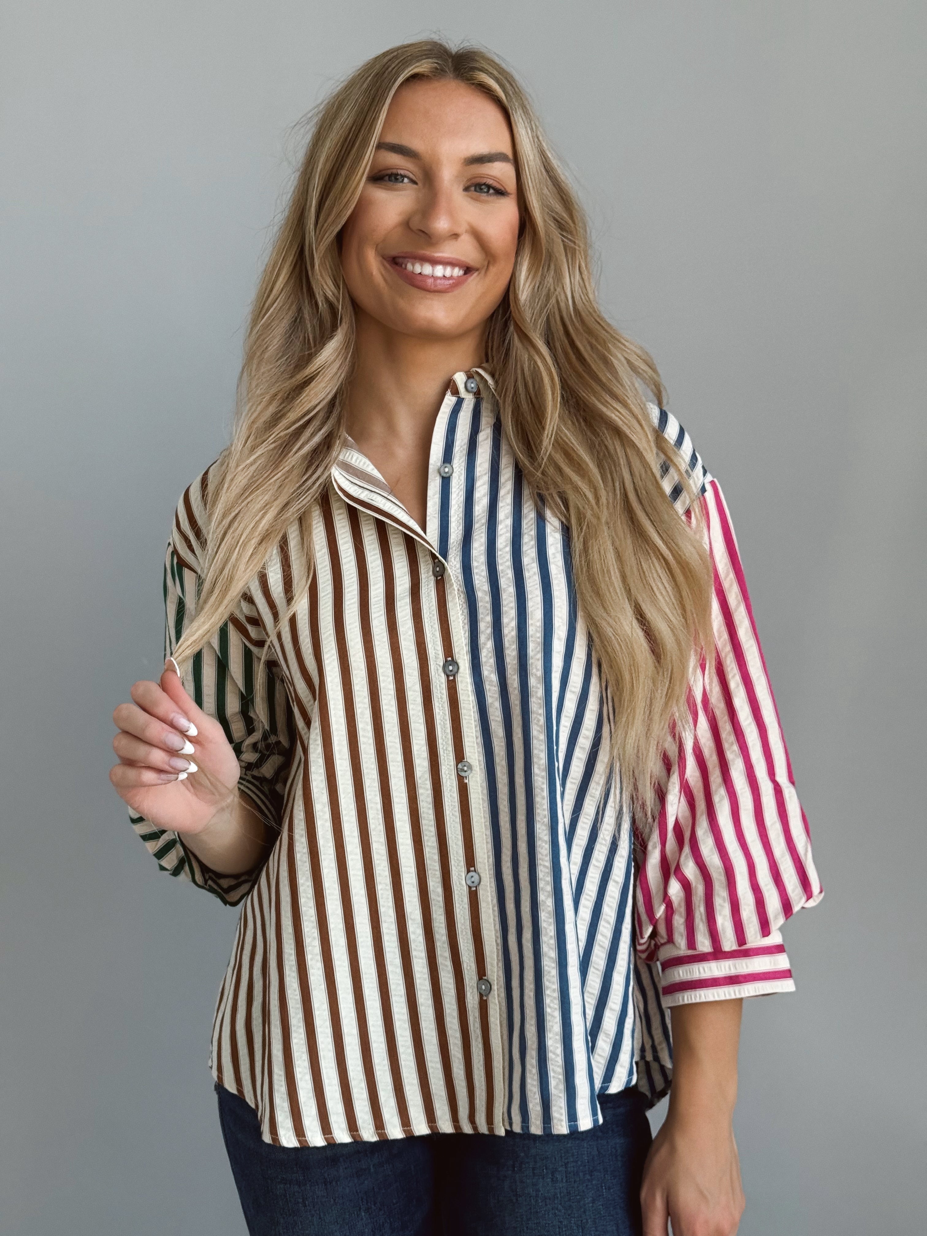 Kristy Blouse - BROWN - willows clothing BLOUSE