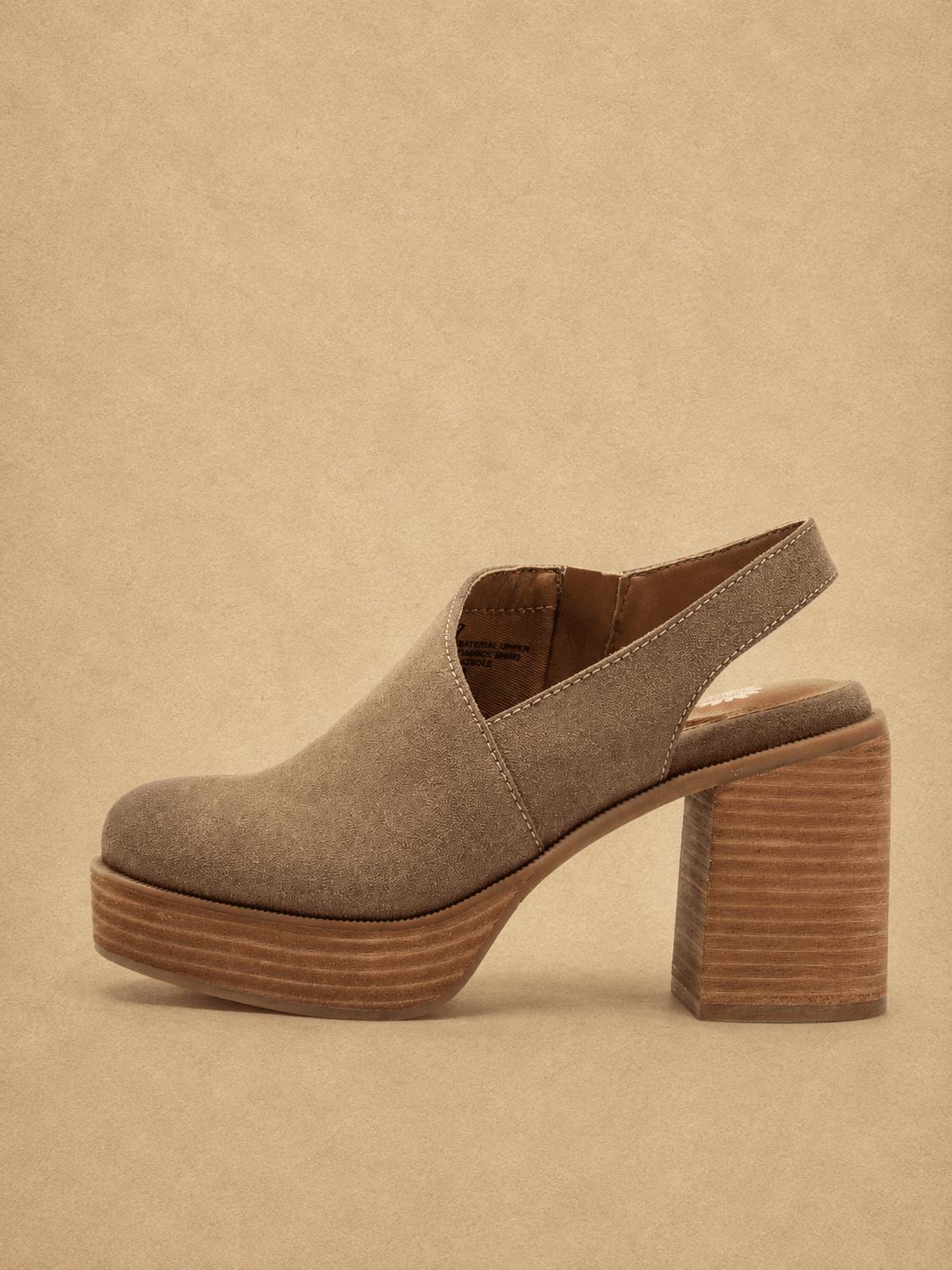 Laine Slingback Clog - TAUPE - willows clothing CLOG