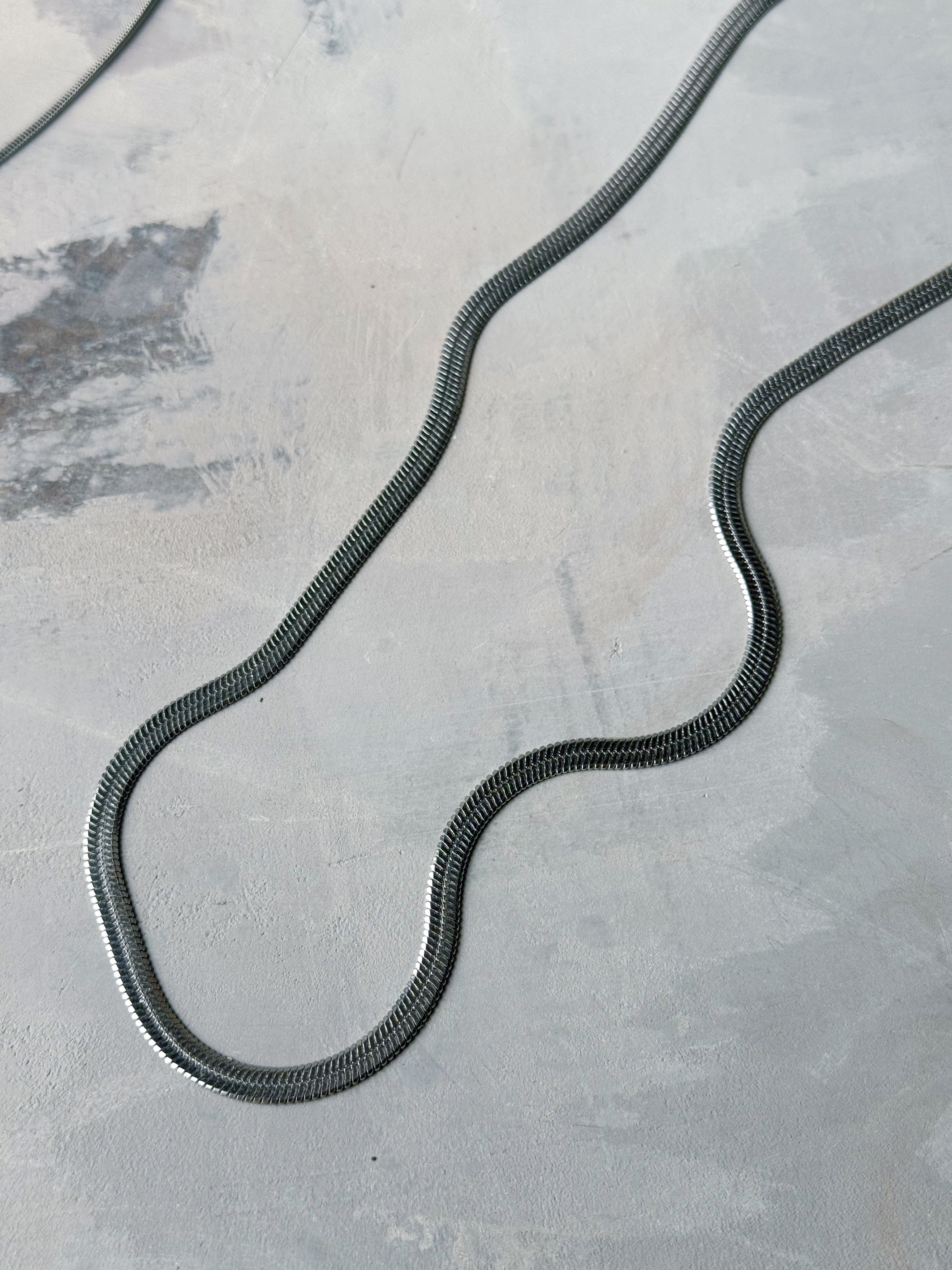 Layered Heart Necklace - SILVER - willows clothing NECKLACE