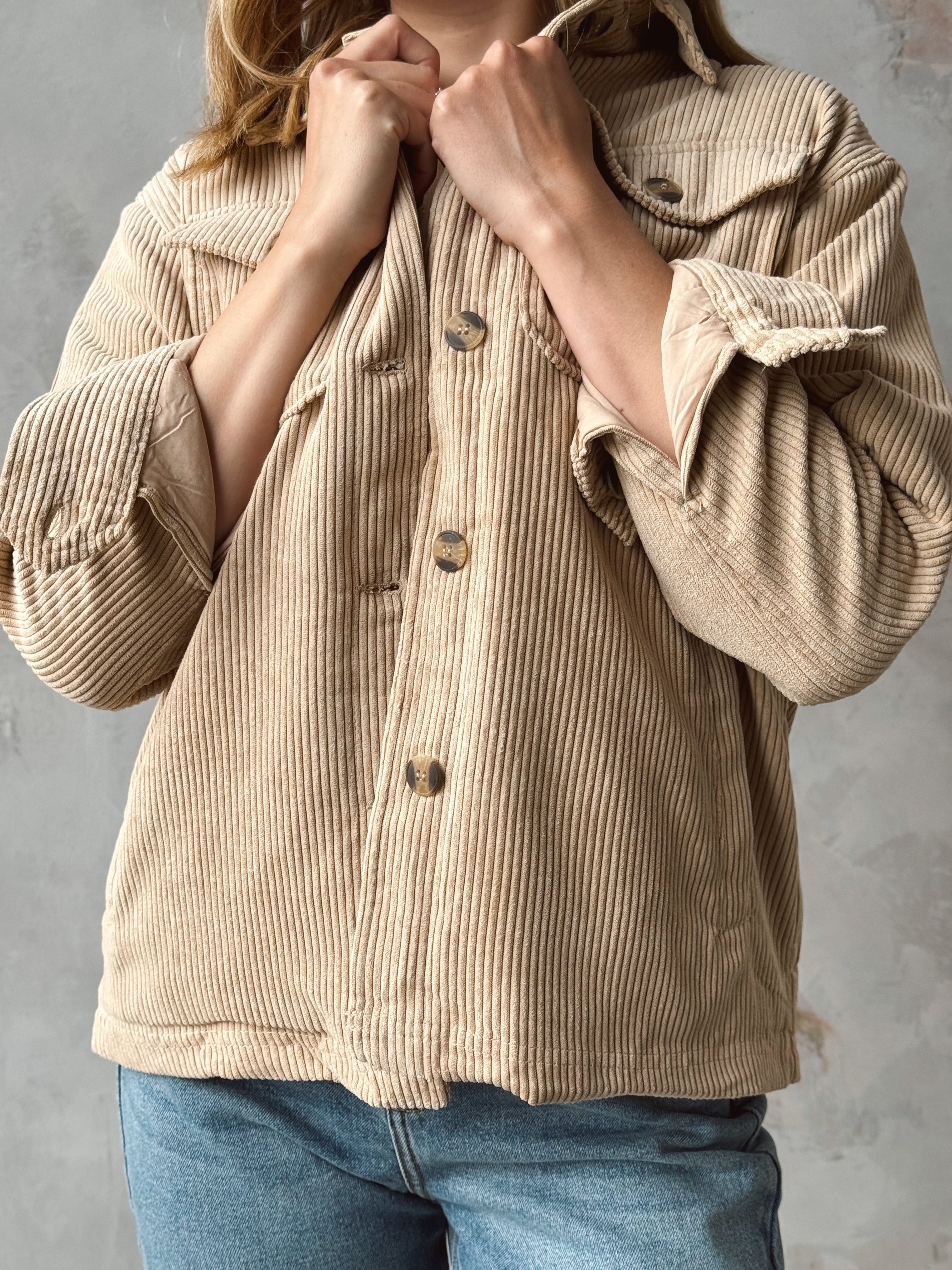 Lee Ann Shacket - BEIGE - willows clothing JACKET