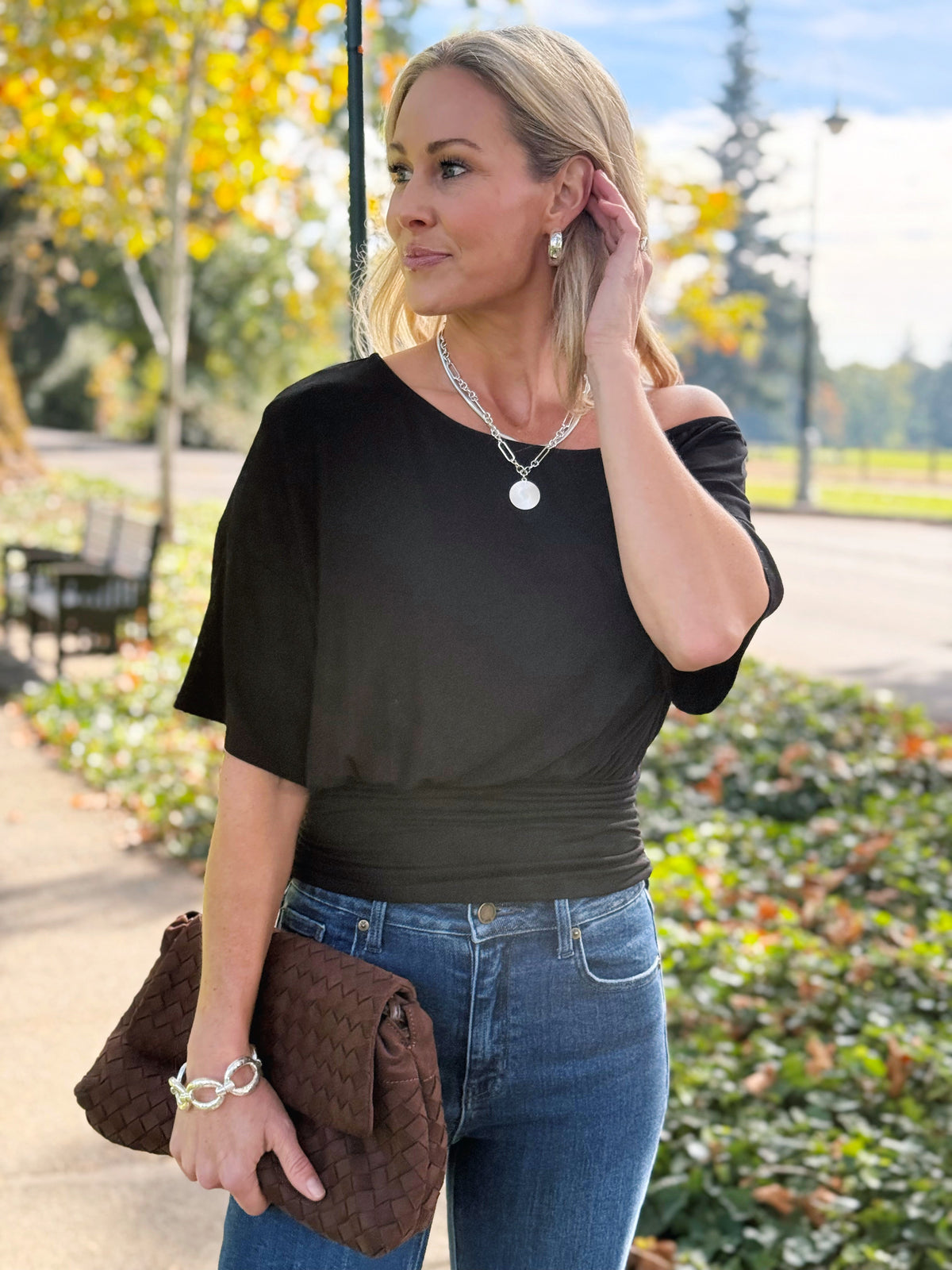 Legacy Top - BLACK - willows clothing BLOUSE