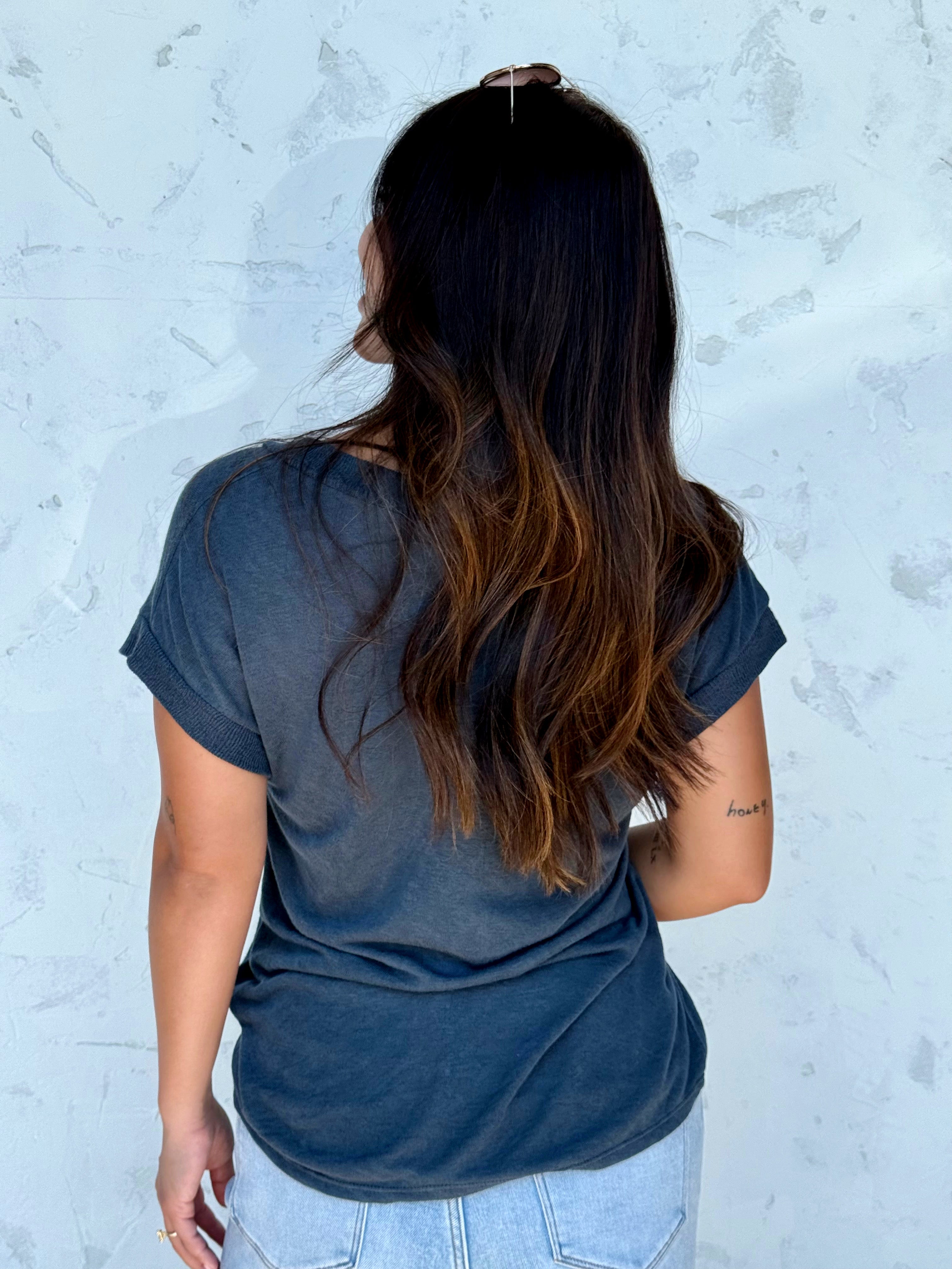 Lennox Tee - MIDNIGHT NAVY - willows clothing S/S SHIRT