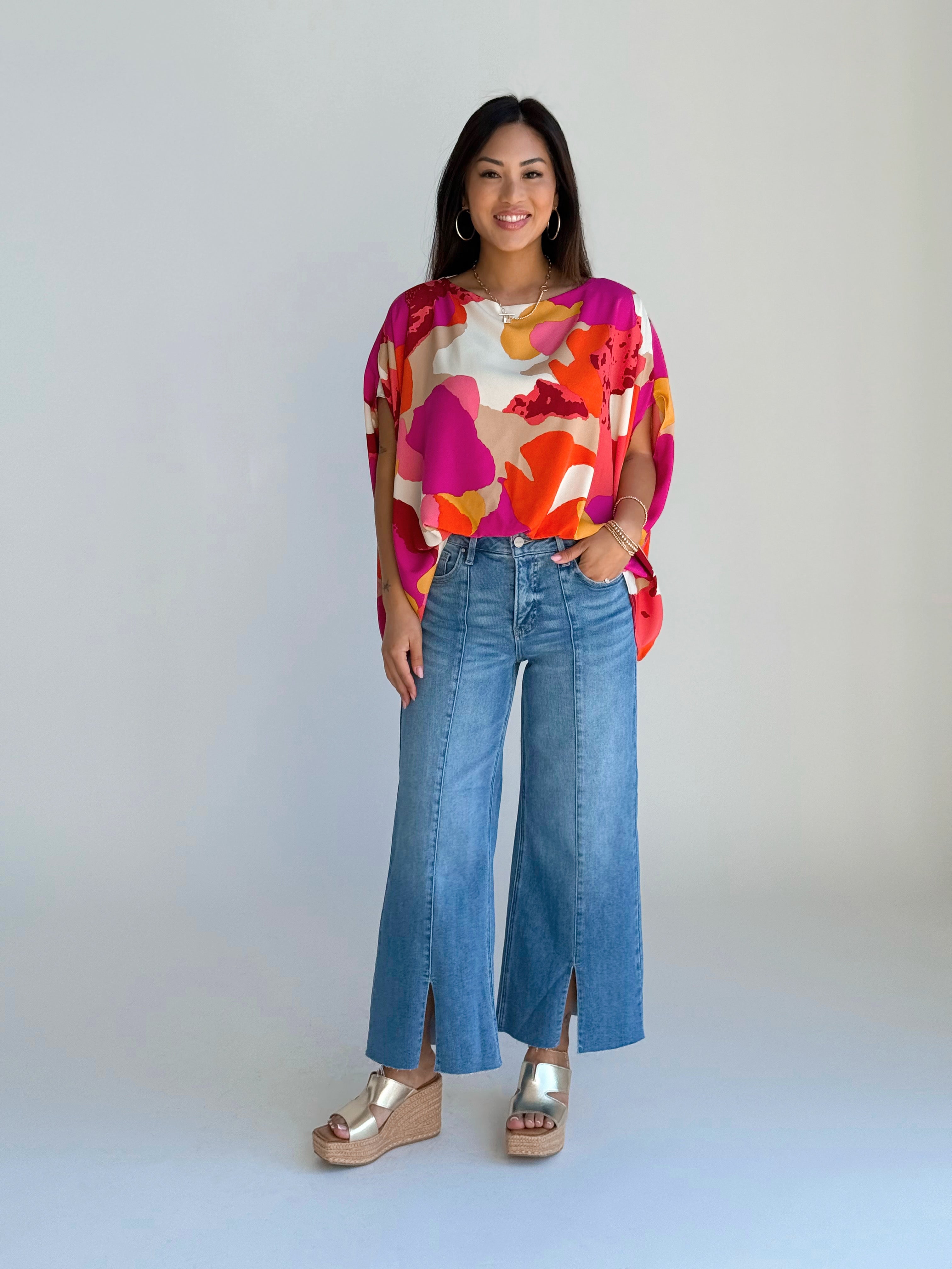 Leona Blouse - PINK - willows clothing BLOUSE