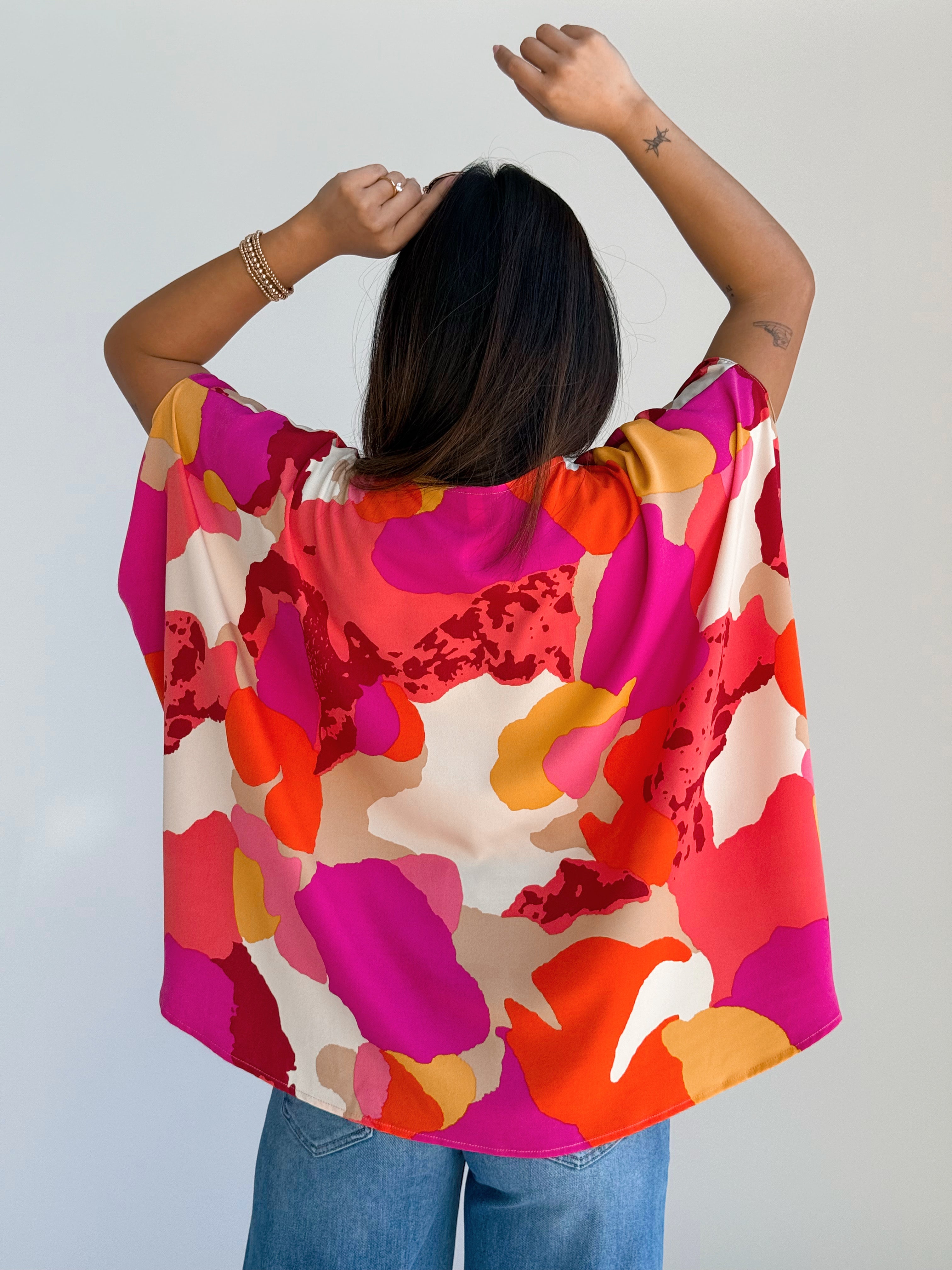 Leona Blouse - PINK - willows clothing BLOUSE