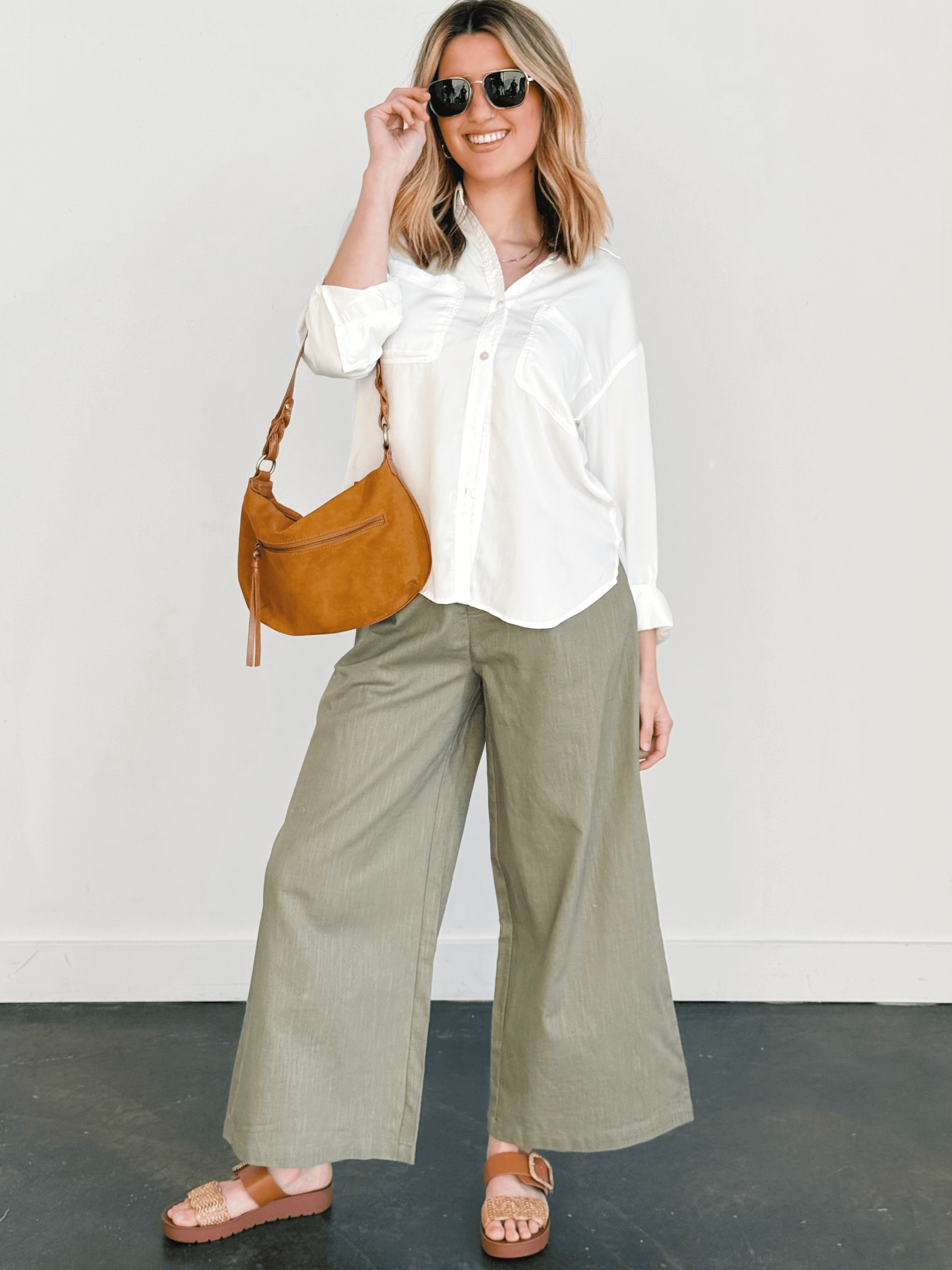 Leslie Blouse - OFF WHITE - willows clothing L/S SHIRT